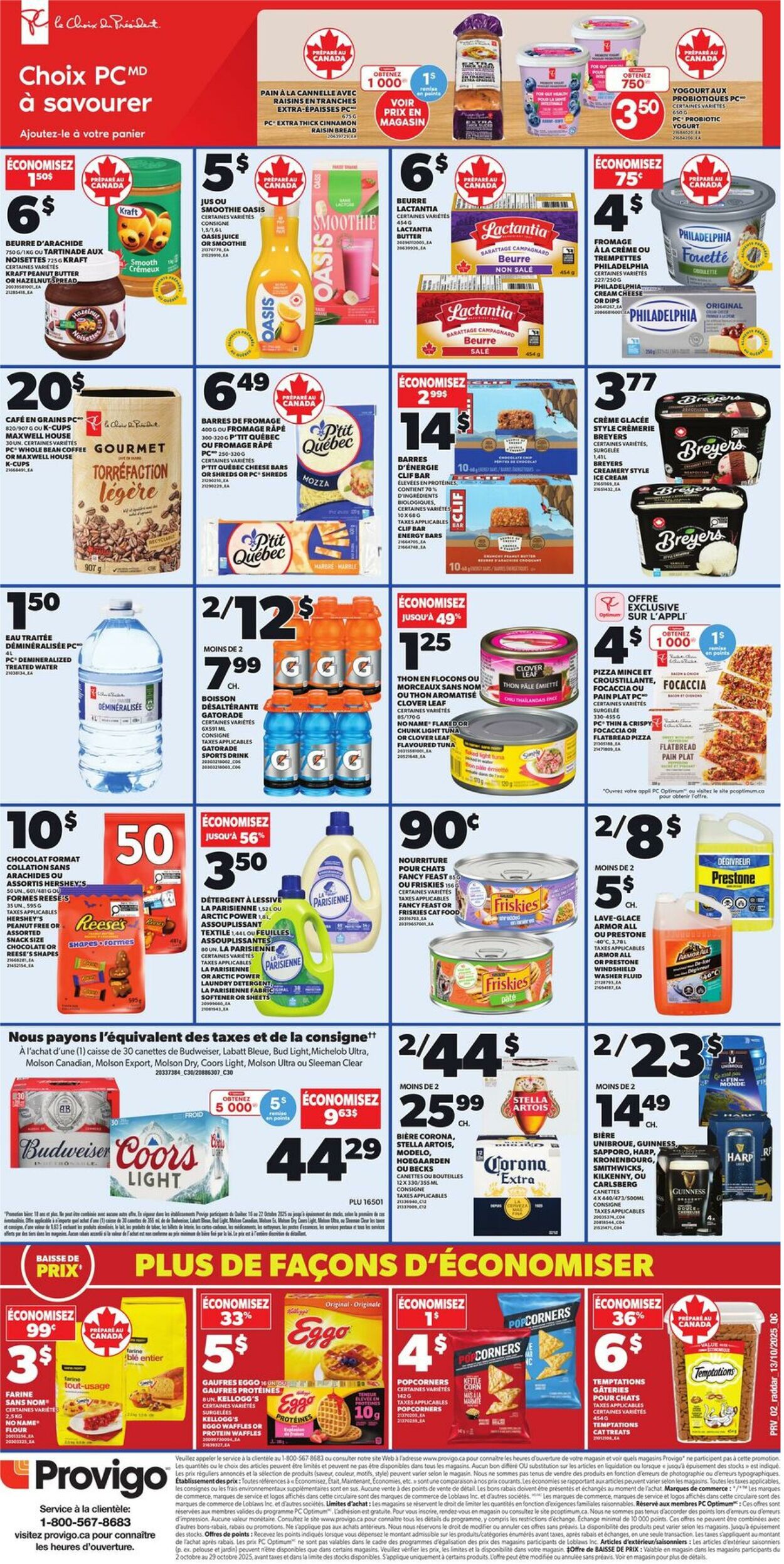 Flyer Provigo 16.10.2025 - 22.10.2025