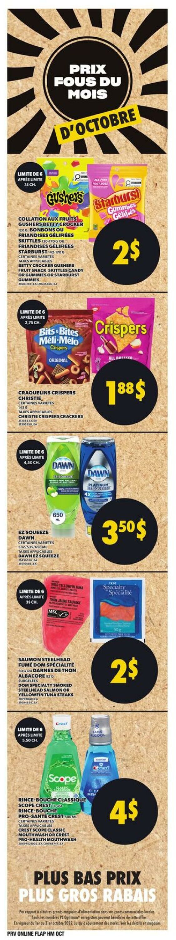 Flyer Provigo 16.10.2025 - 22.10.2025