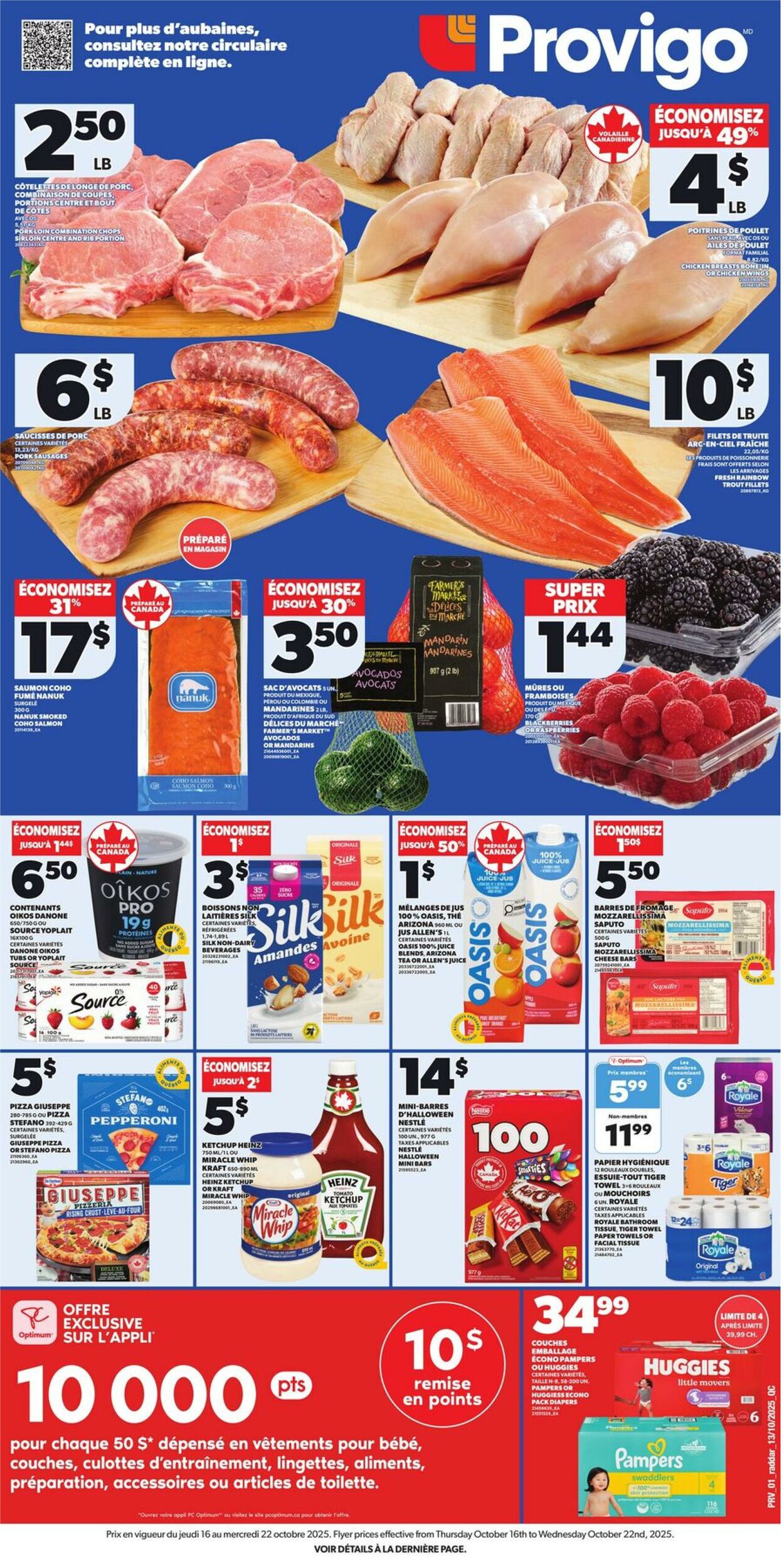 Flyer Provigo 16.10.2025 - 22.10.2025