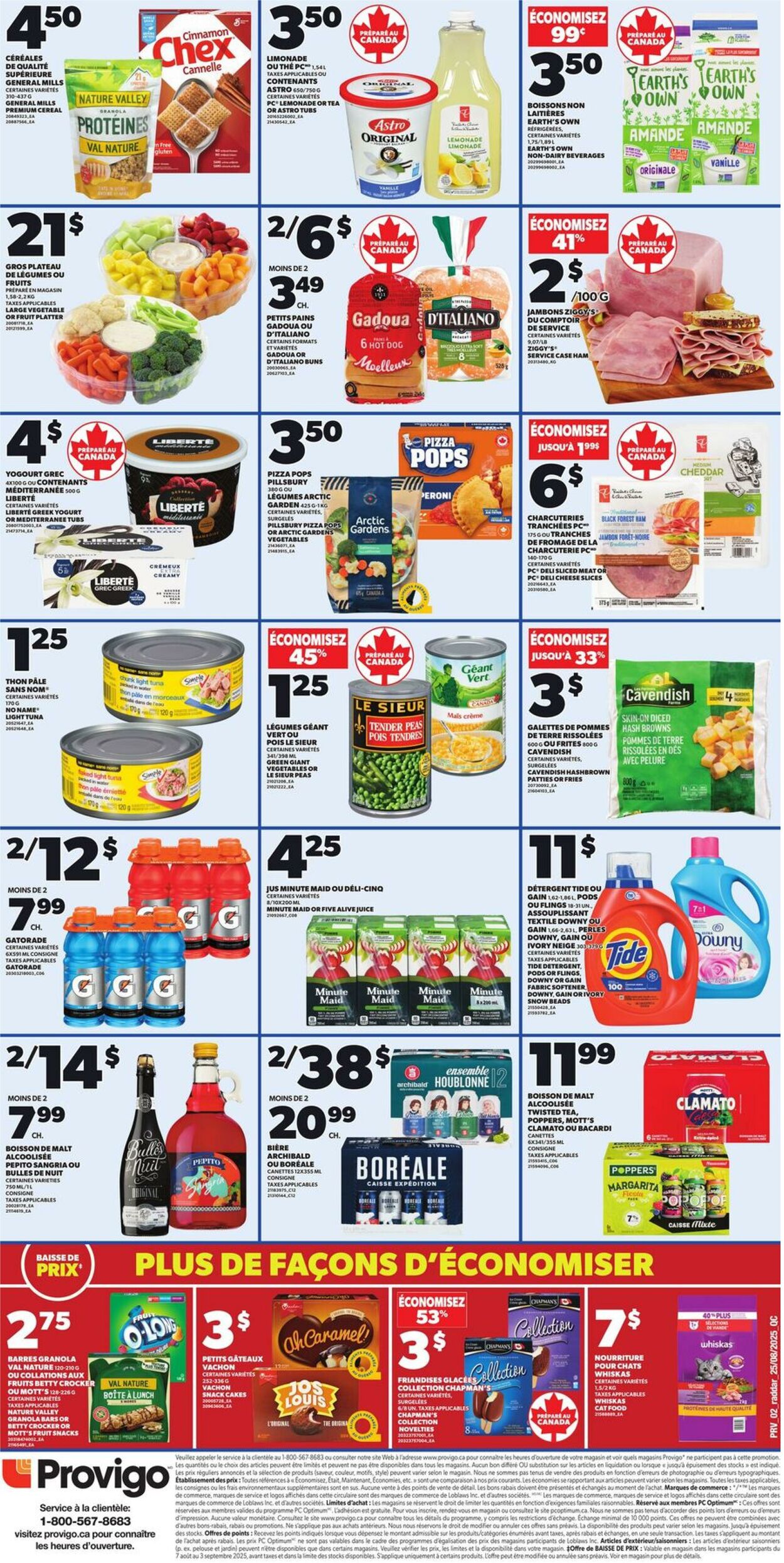 Flyer Provigo 28.08.2025 - 03.09.2025