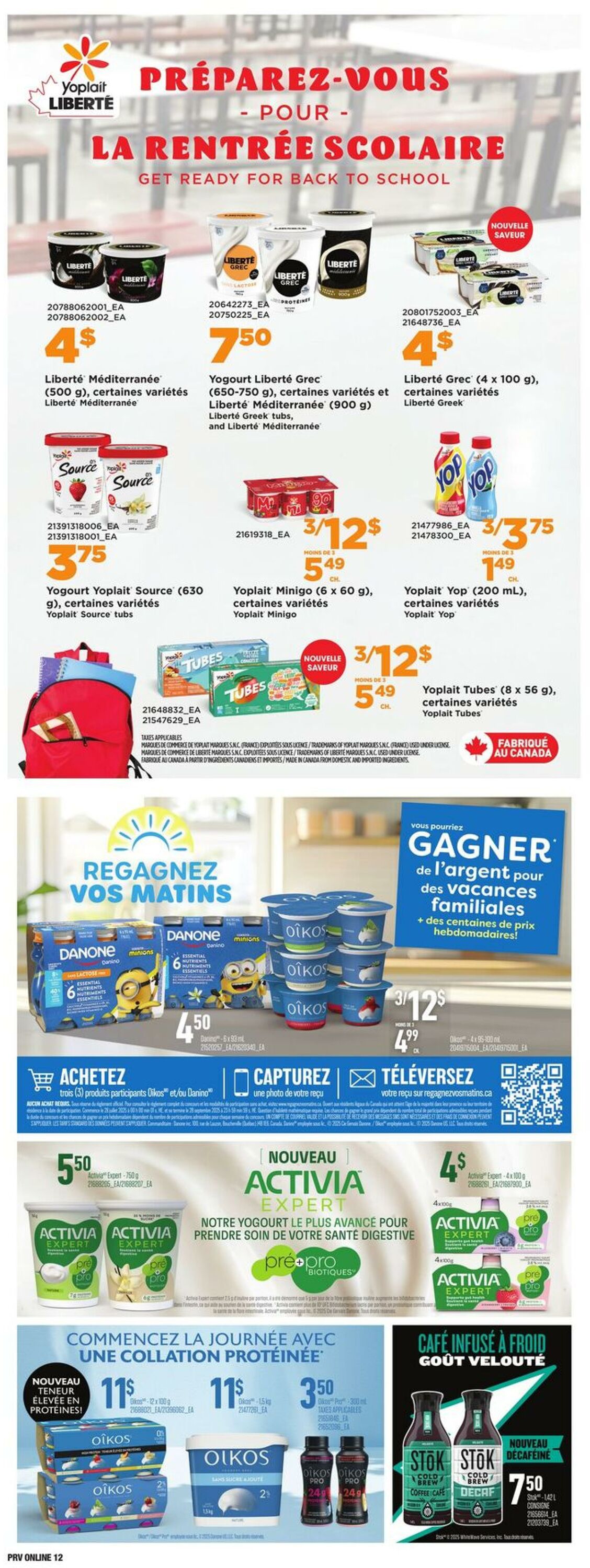Flyer Provigo 28.08.2025 - 03.09.2025