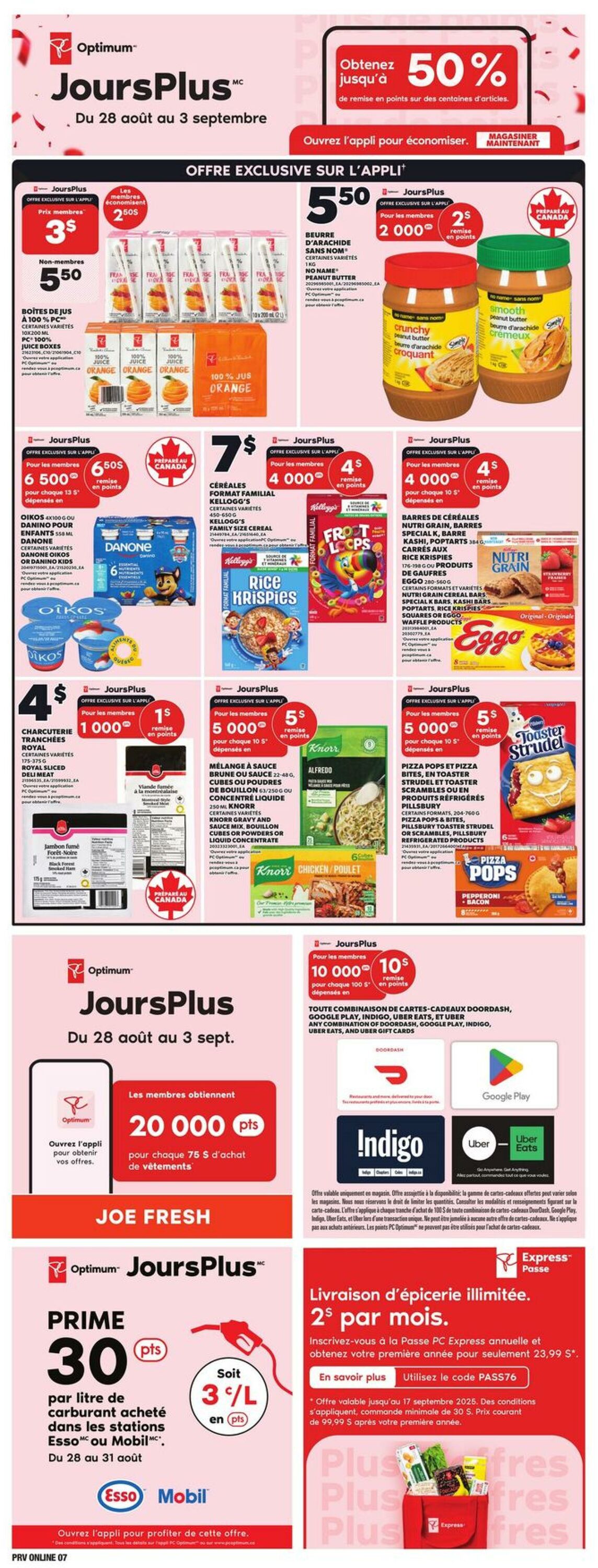 Flyer Provigo 28.08.2025 - 03.09.2025