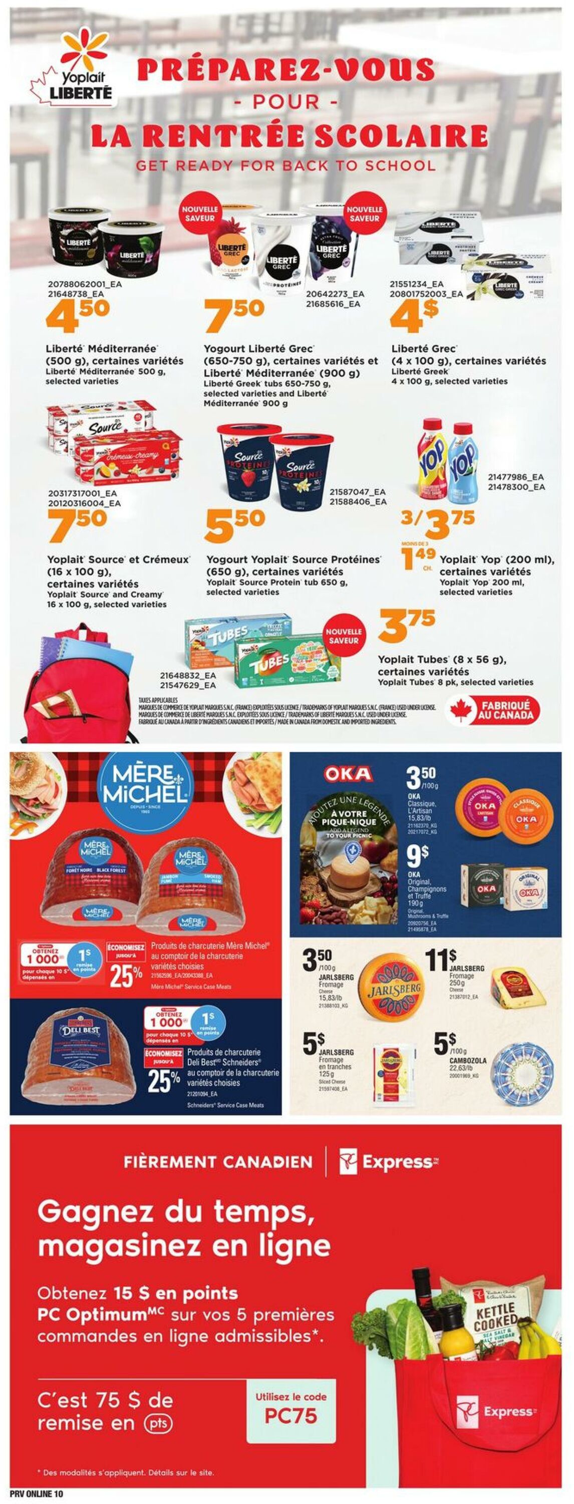Flyer Provigo 21.08.2025 - 27.08.2025