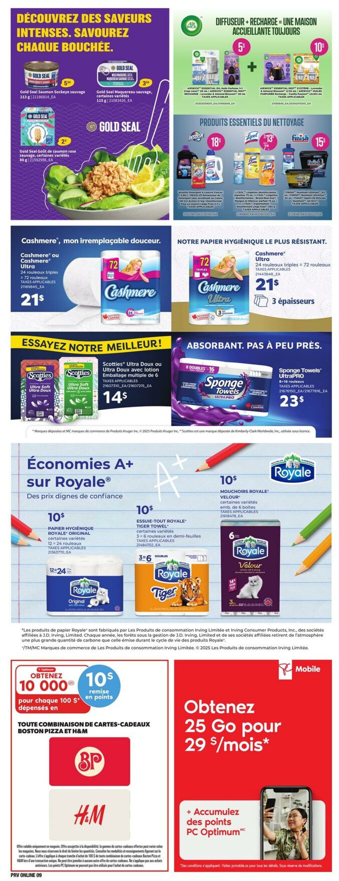 Flyer Provigo 21.08.2025 - 27.08.2025