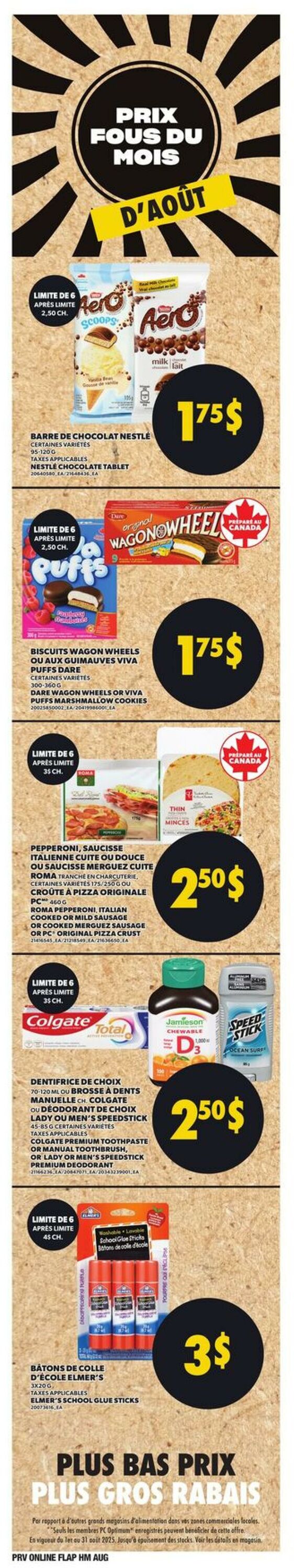 Flyer Provigo 21.08.2025 - 27.08.2025