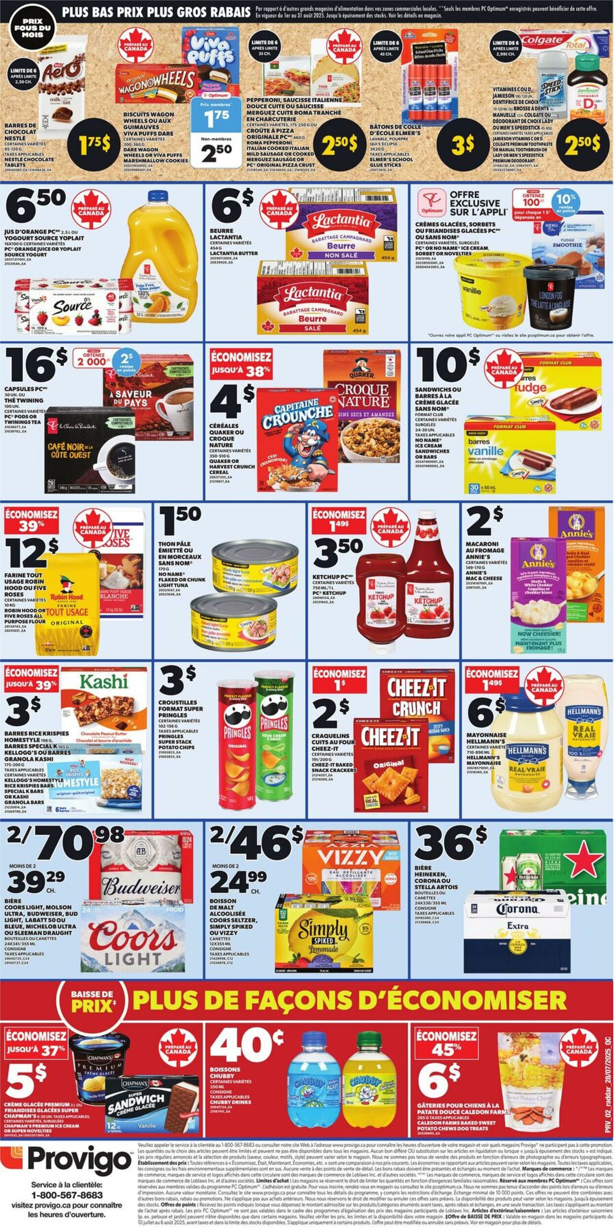Flyer Provigo 31.07.2025 - 06.08.2025