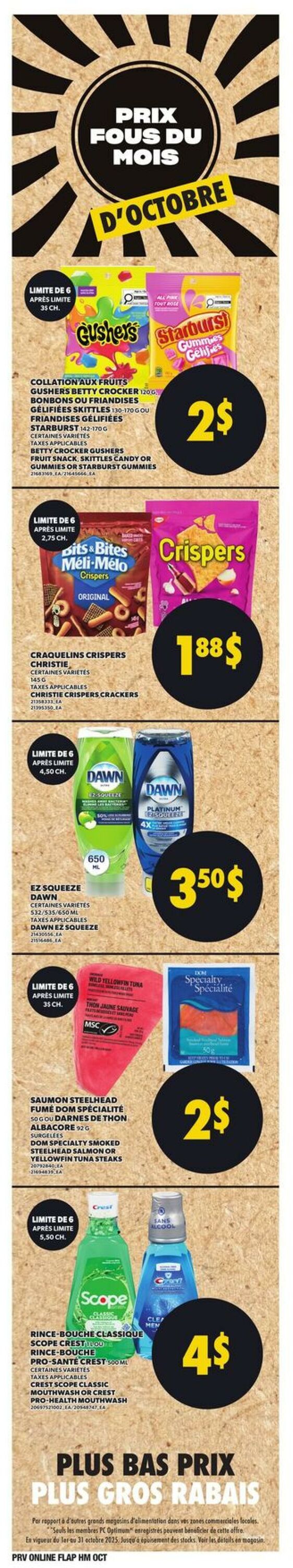 Flyer Provigo 23.10.2025 - 29.10.2025