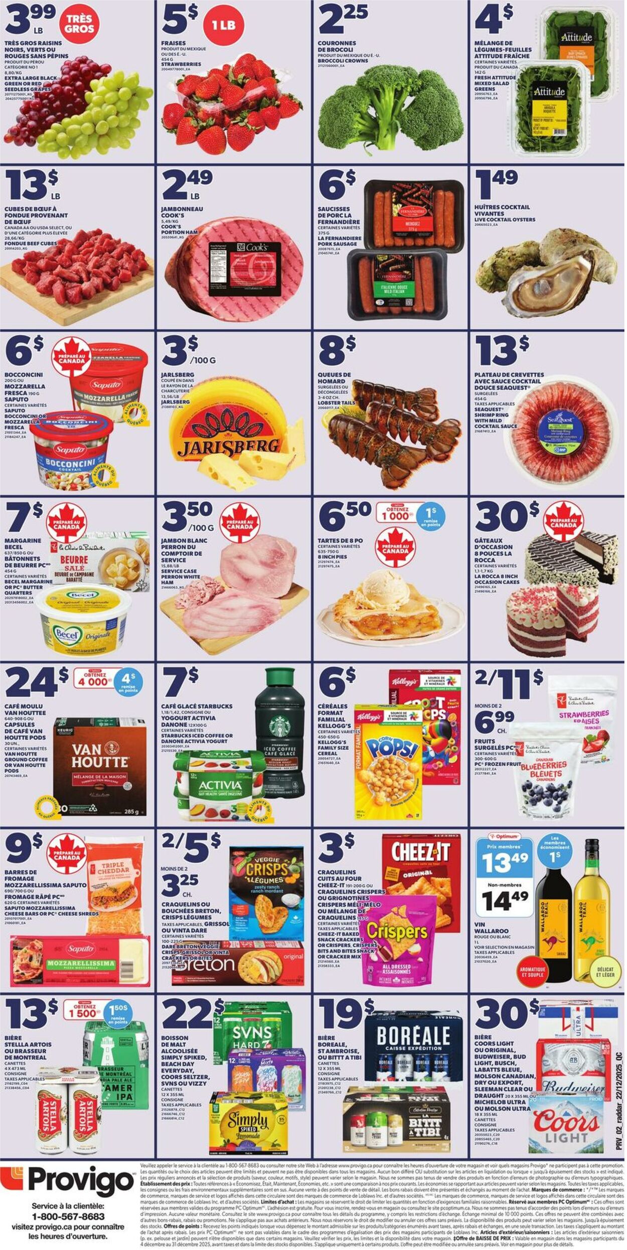 Flyer Provigo 25.12.2025 - 31.12.2025