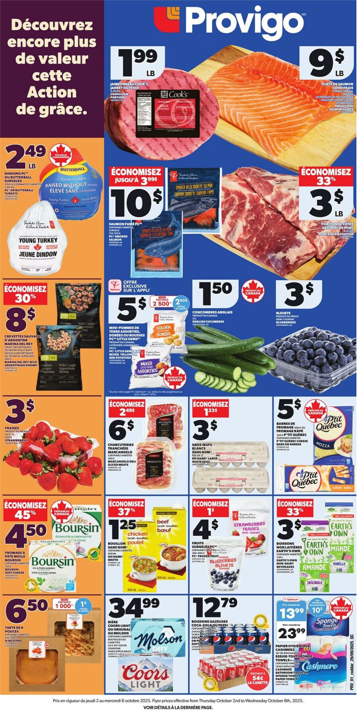 Flyer Provigo 02.10.2025 - 08.10.2025