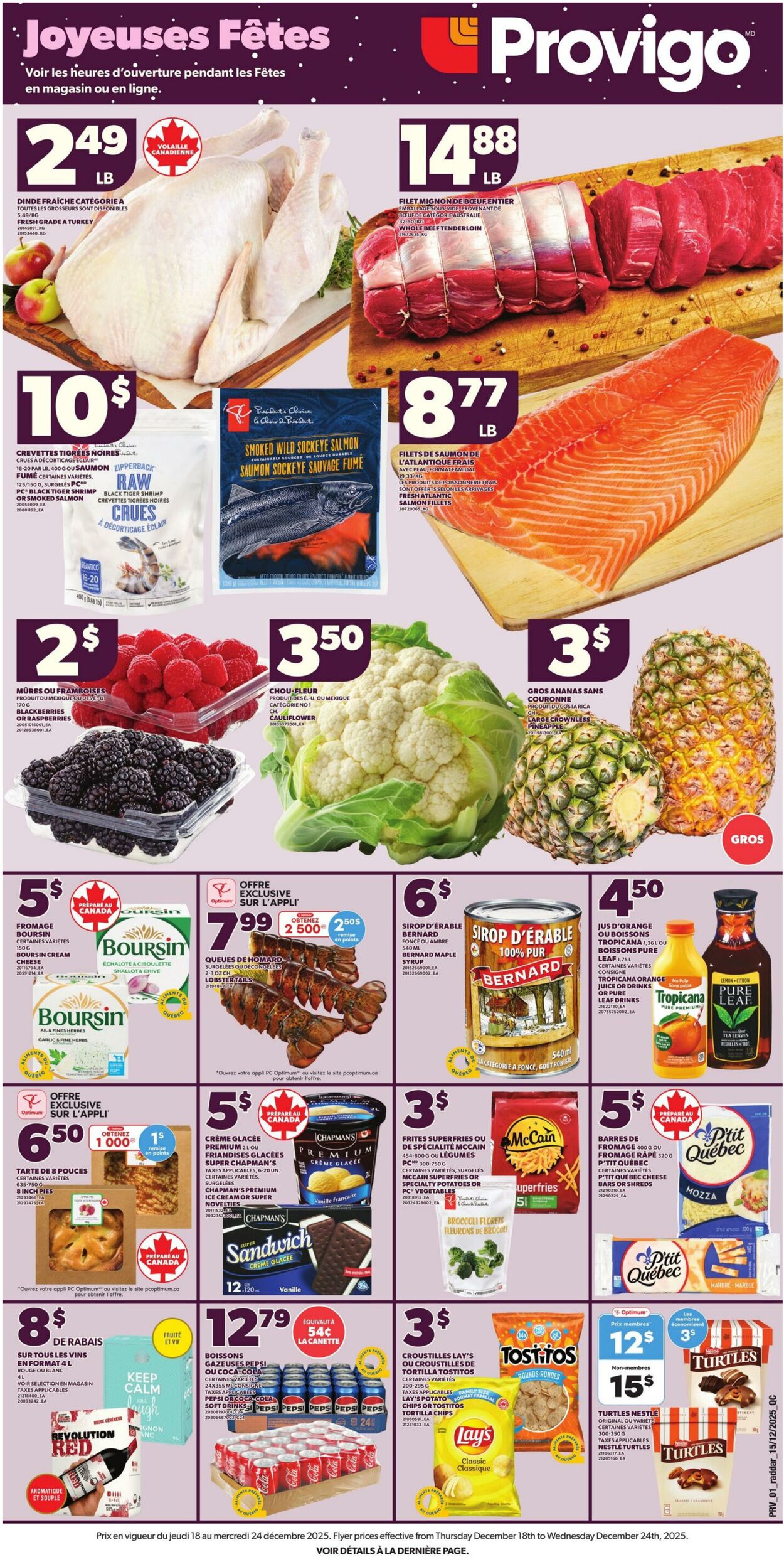 Flyer Provigo 18.12.2025 - 24.12.2025