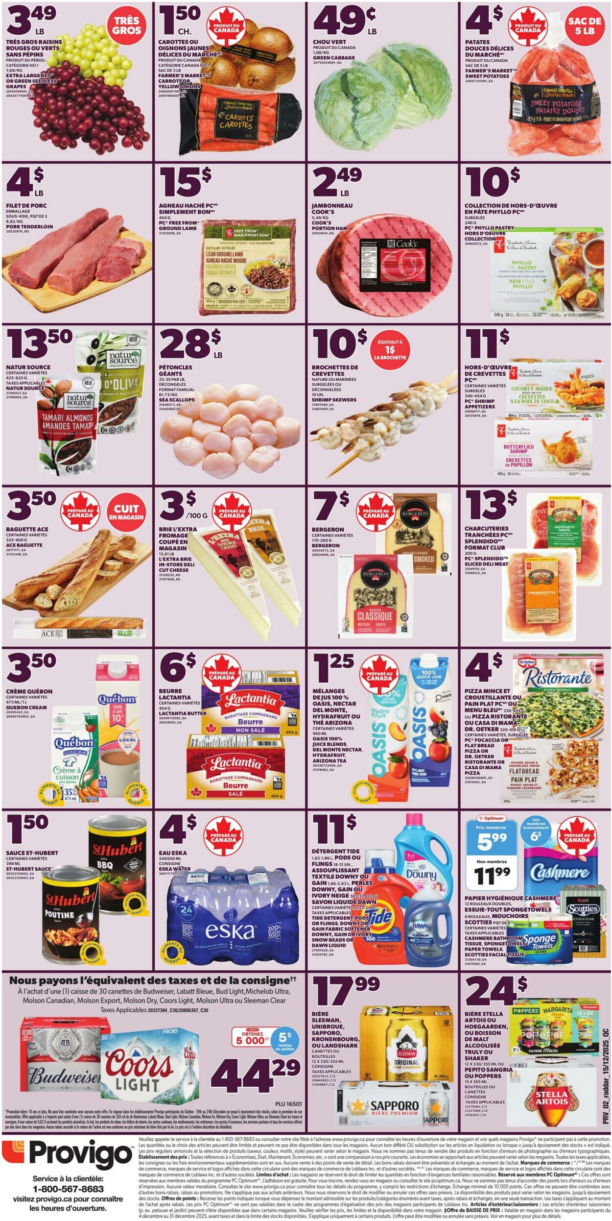 Flyer Provigo 18.12.2025 - 24.12.2025