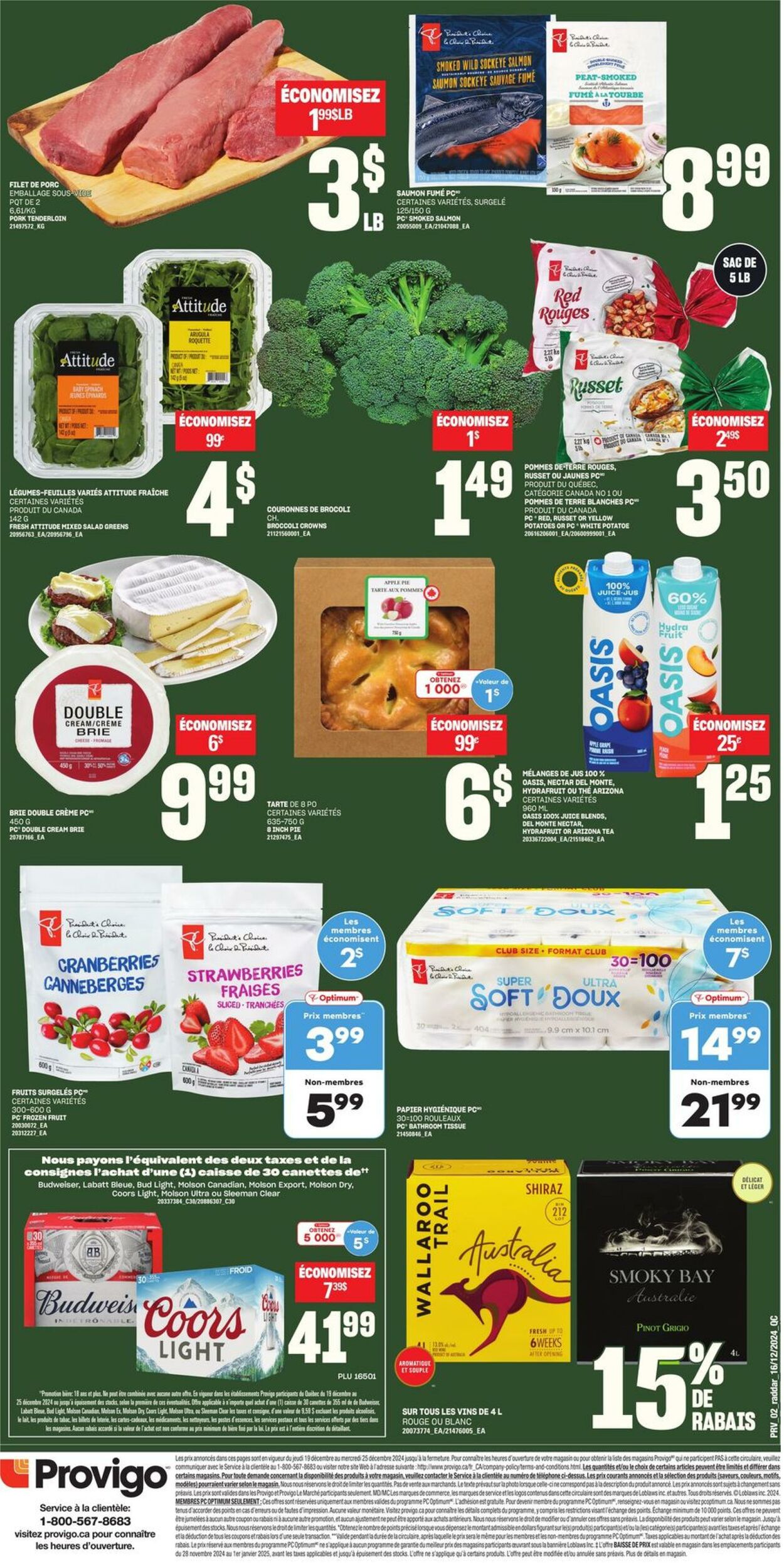 Flyer Provigo 19.12.2024 - 25.12.2024