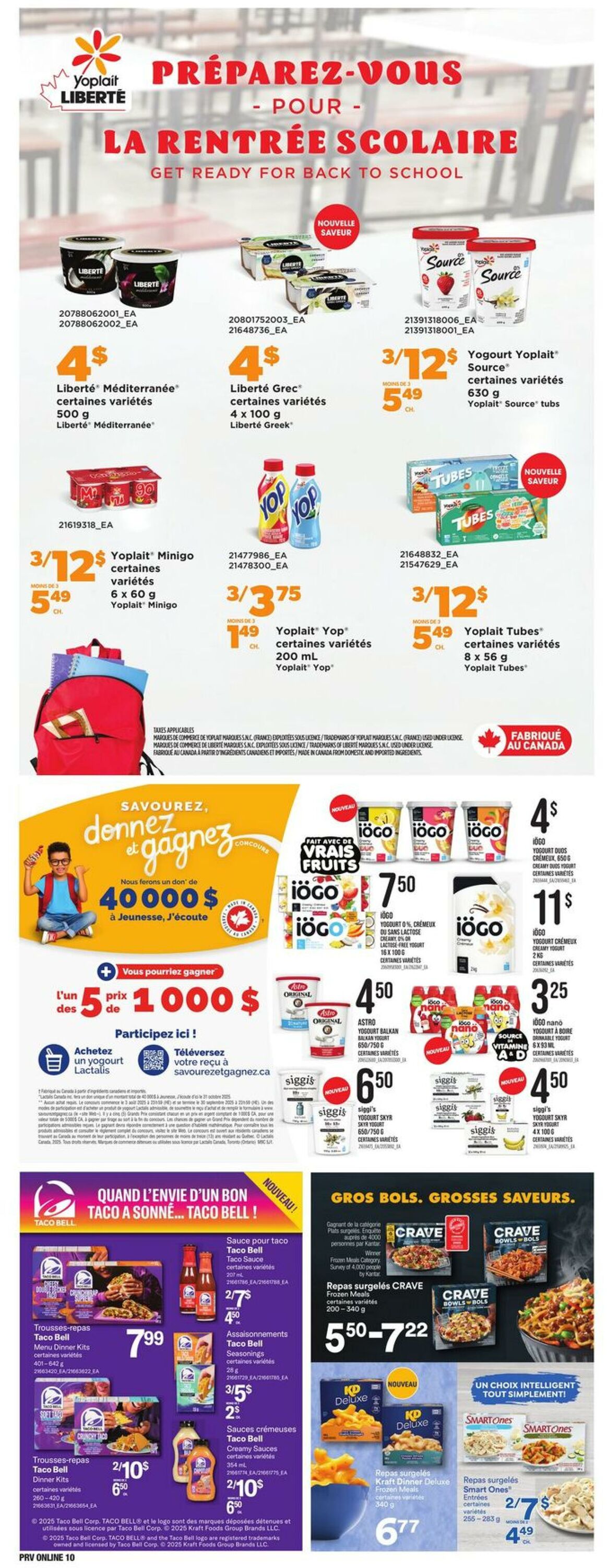 Flyer Provigo 14.08.2025 - 20.08.2025