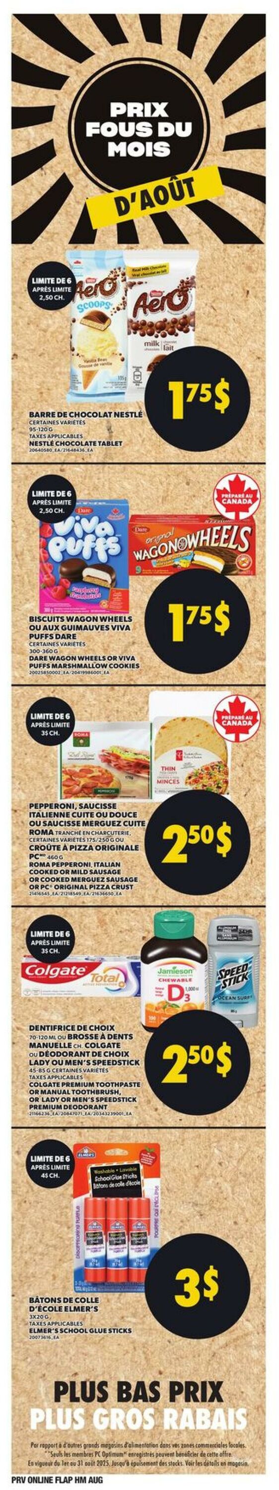 Flyer Provigo 14.08.2025 - 20.08.2025