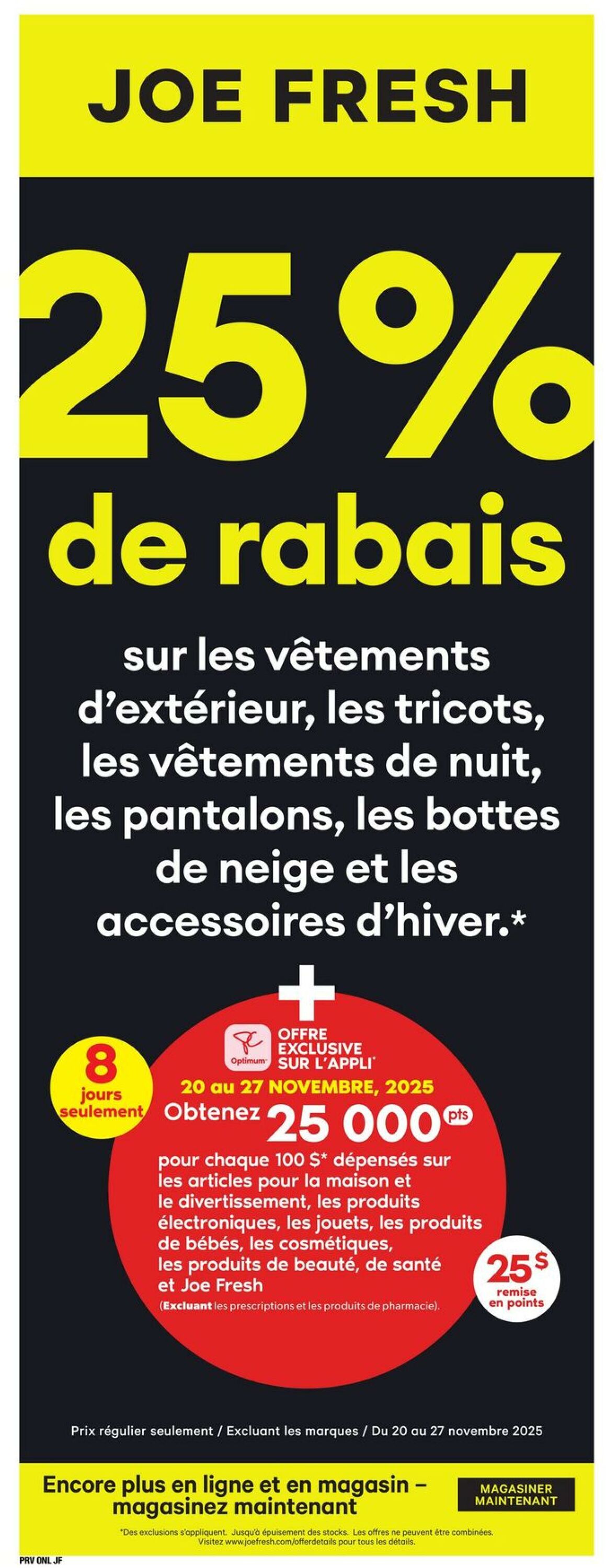 Flyer Provigo 20.11.2025 - 26.11.2025