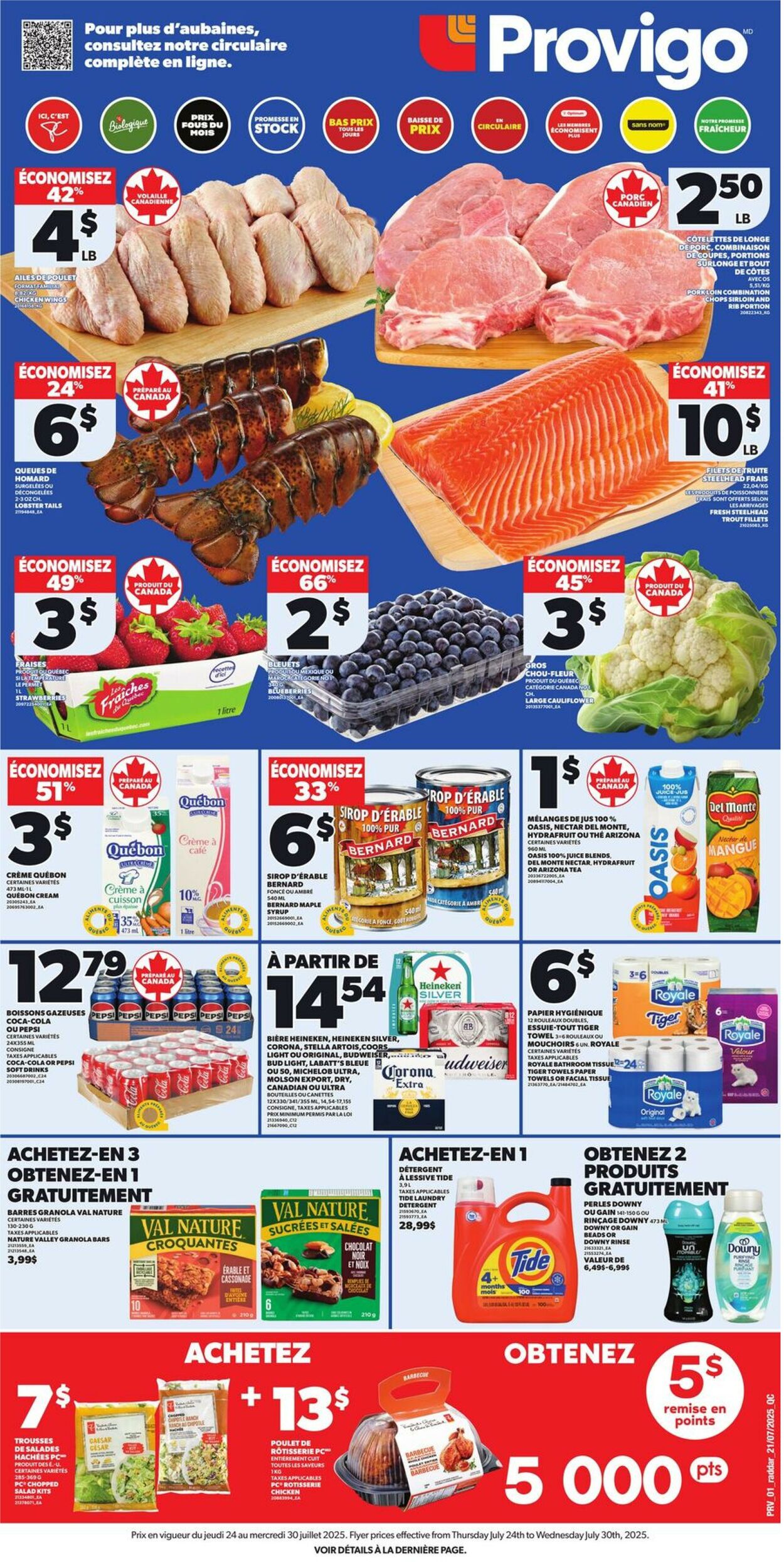 Flyer Provigo 24.07.2025 - 30.07.2025