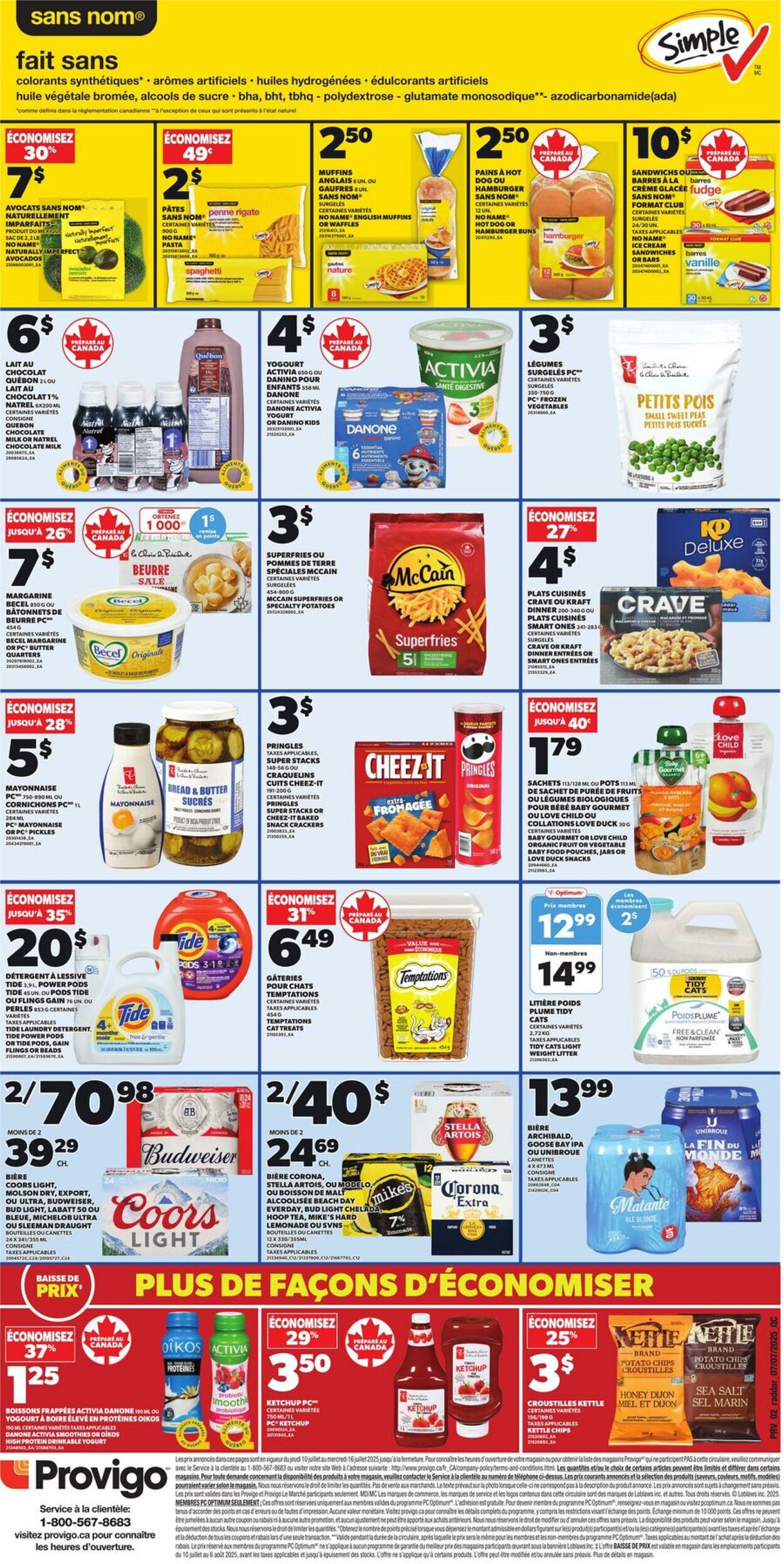 Flyer Provigo 10.07.2025 - 16.07.2025