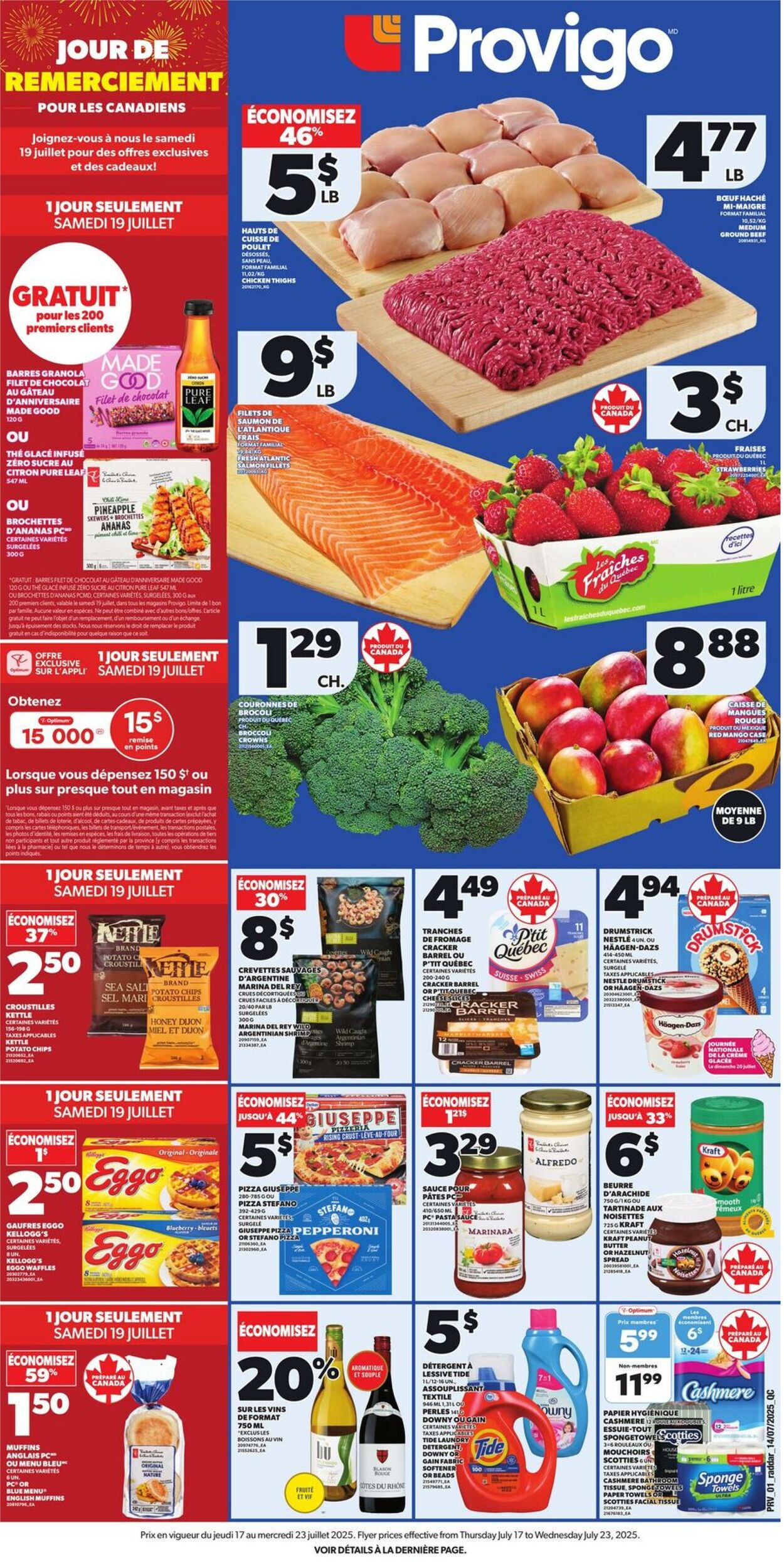 Flyer Provigo 17.07.2025 - 23.07.2025