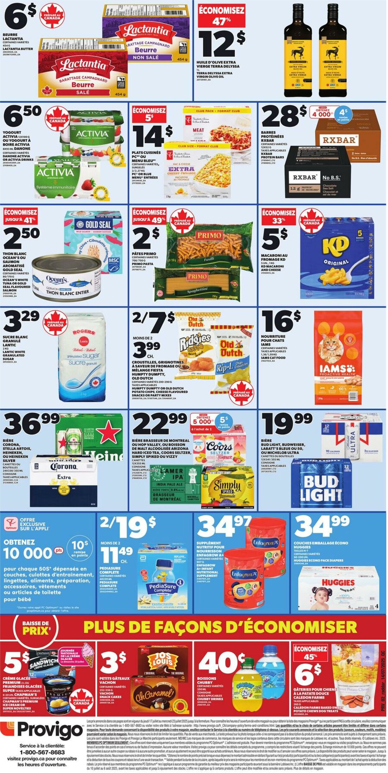 Flyer Provigo 17.07.2025 - 23.07.2025