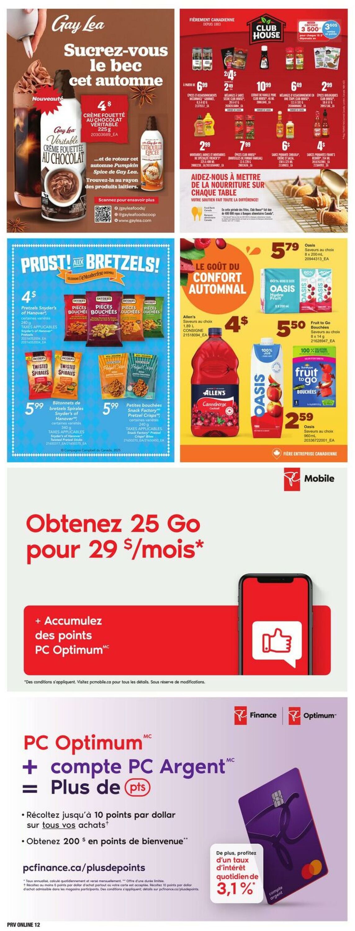 Flyer Provigo 25.09.2025 - 01.10.2025