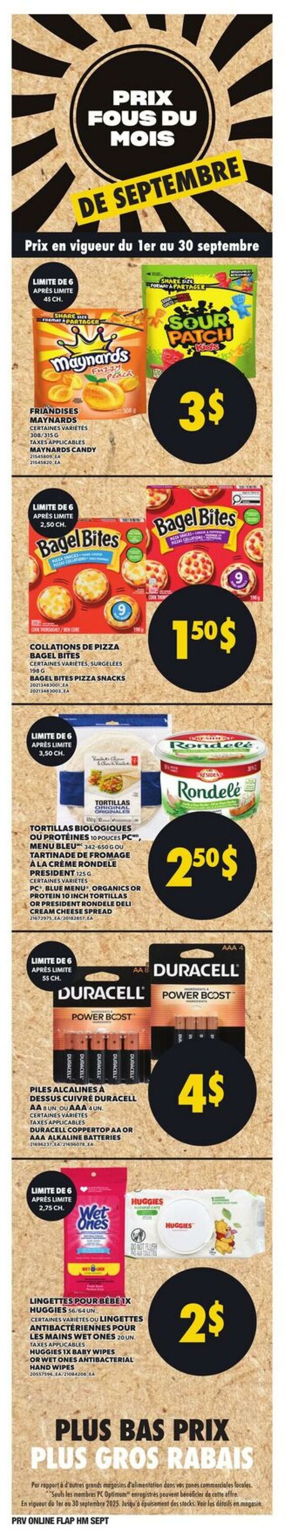 Flyer Provigo 25.09.2025 - 01.10.2025