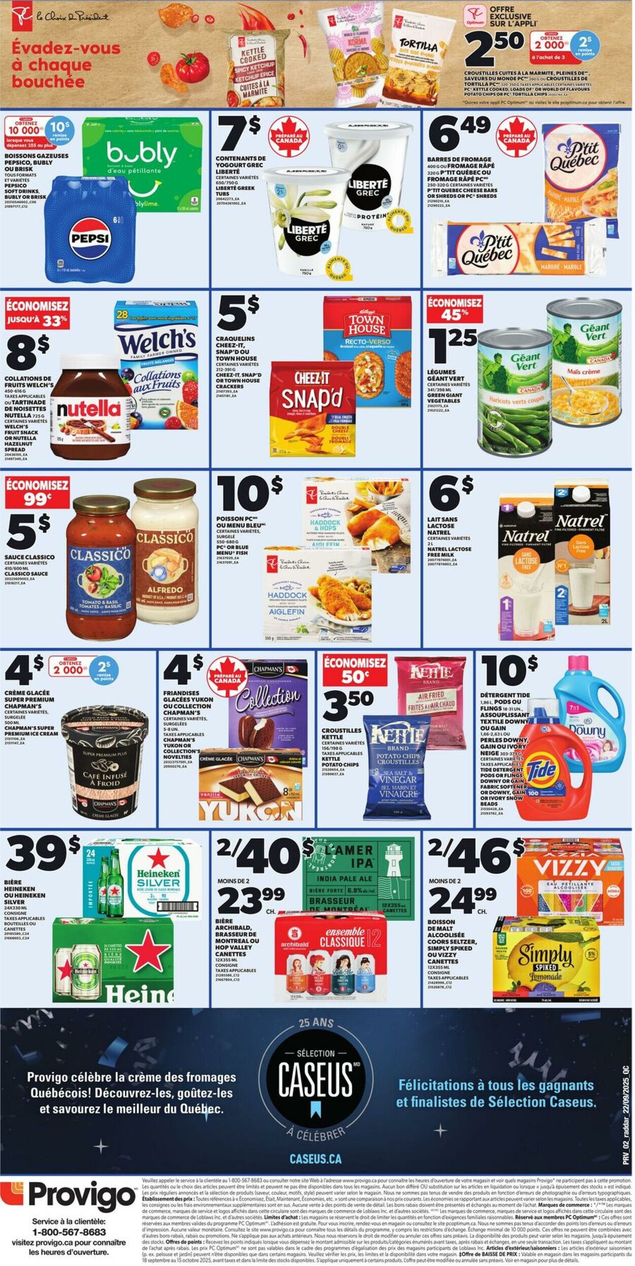 Flyer Provigo 25.09.2025 - 01.10.2025