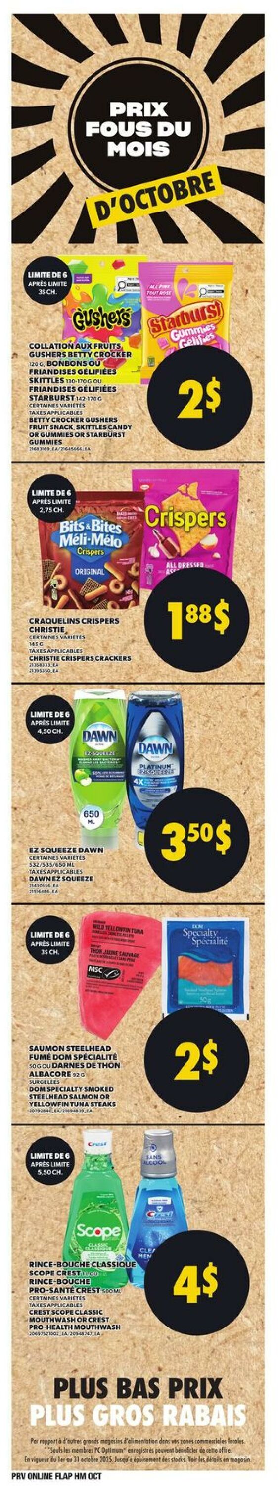 Flyer Provigo 09.10.2025 - 15.10.2025