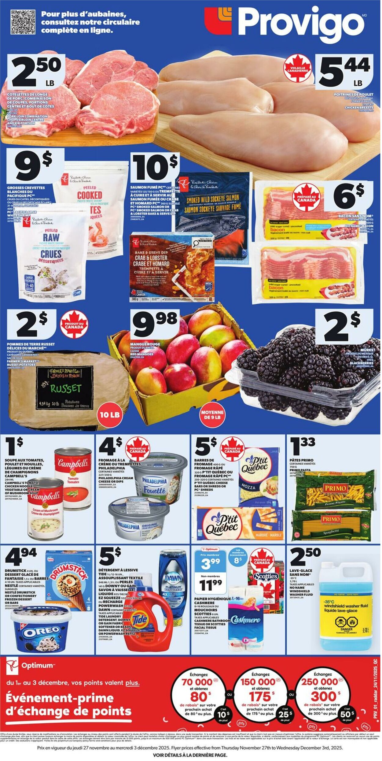 Flyer Provigo 27.11.2025 - 03.12.2025