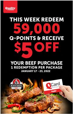  $5 Beef Redemption (Mon, January 17 to Sun, January 23)