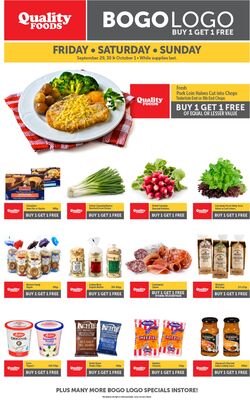 Flyer Quality Foods 29.09.2023 - 01.10.2023