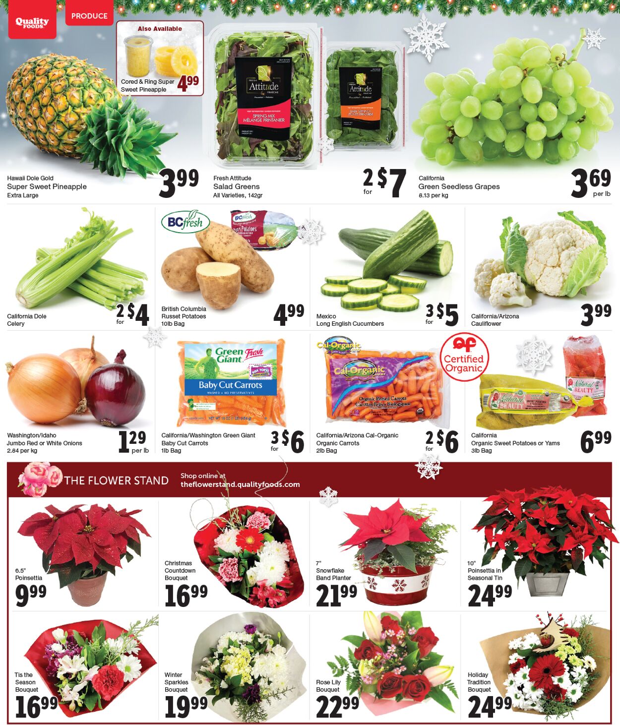 Flyer Quality Foods 13.12.2021 - 26.12.2021
