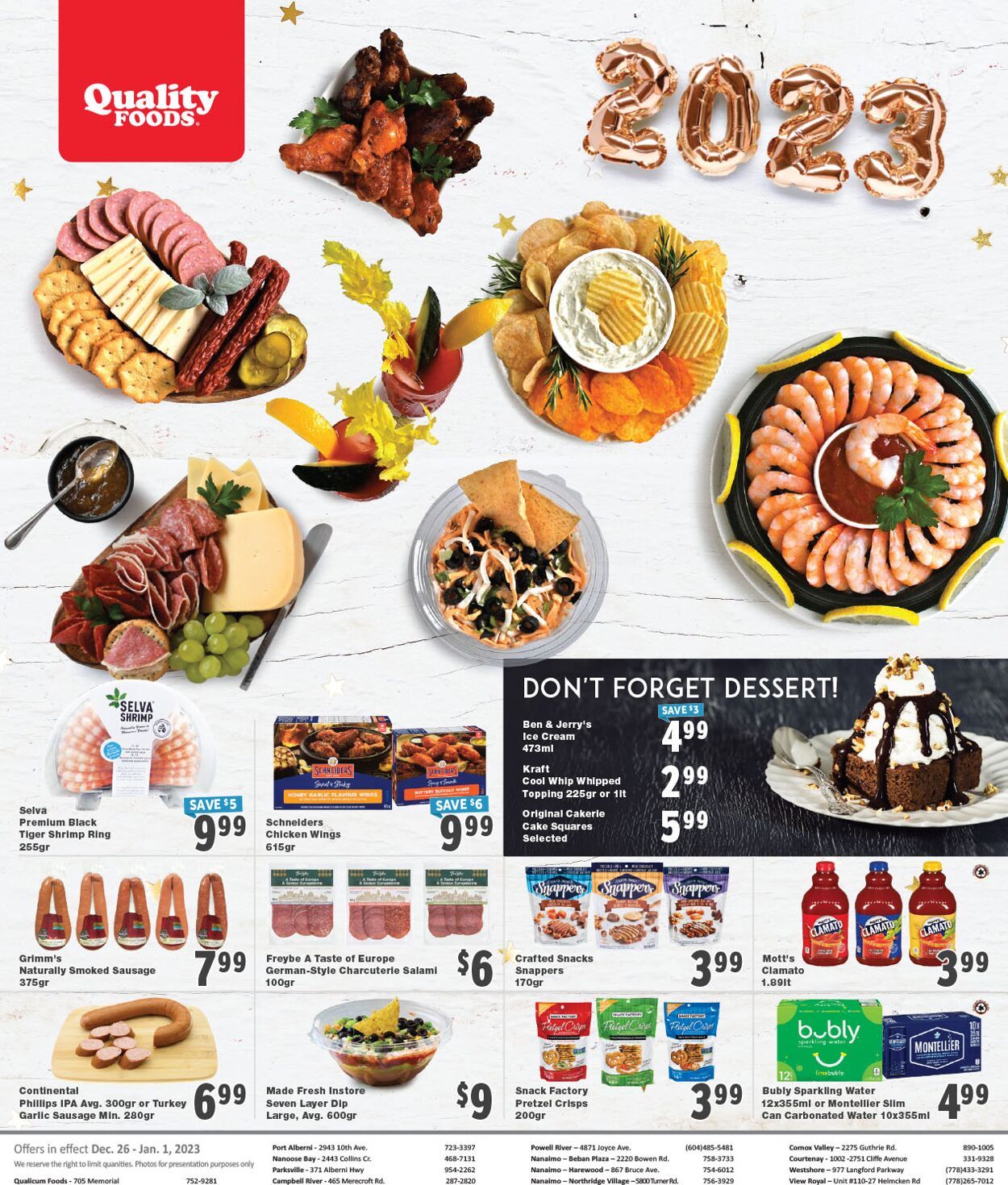 Flyer Quality Foods 26.12.2022 - 01.01.2023