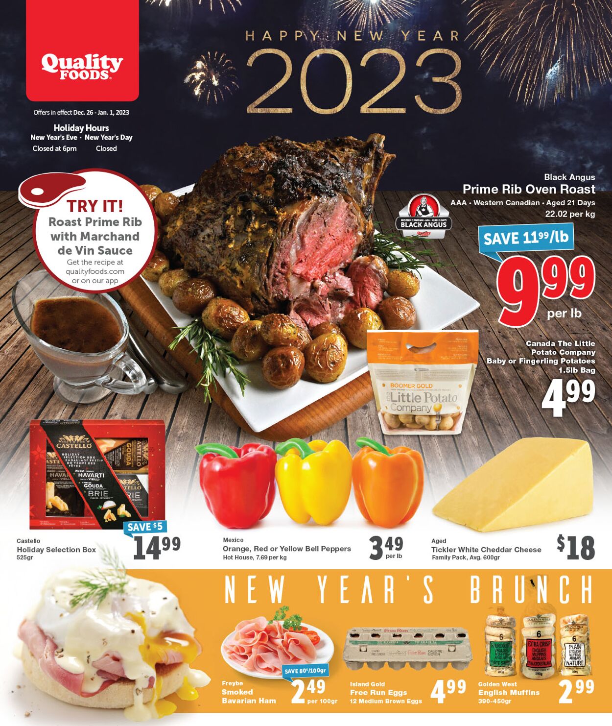 Flyer Quality Foods 26.12.2022 - 01.01.2023