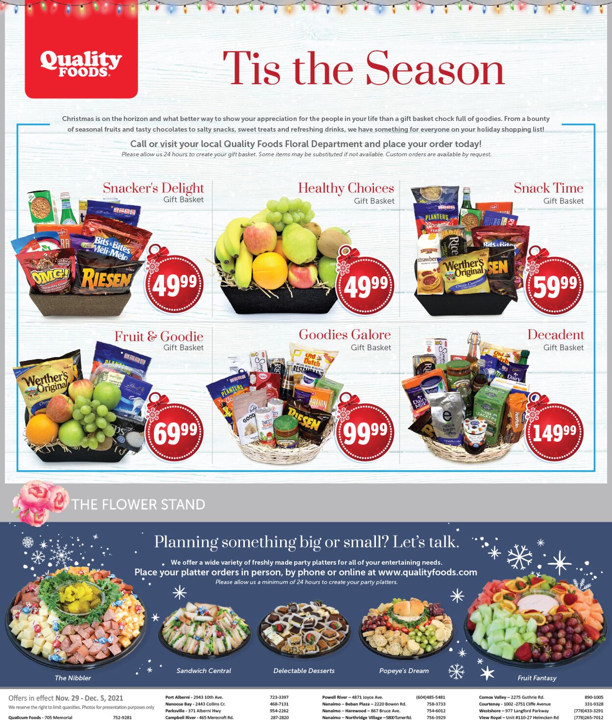 Flyer Quality Foods 29.11.2021 - 05.12.2021