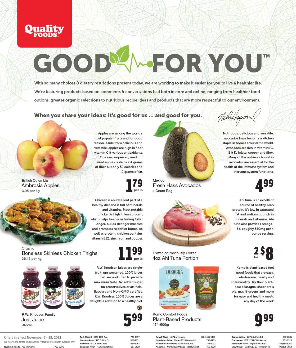 Flyer Quality Foods 07.11.2022 - 13.11.2022
