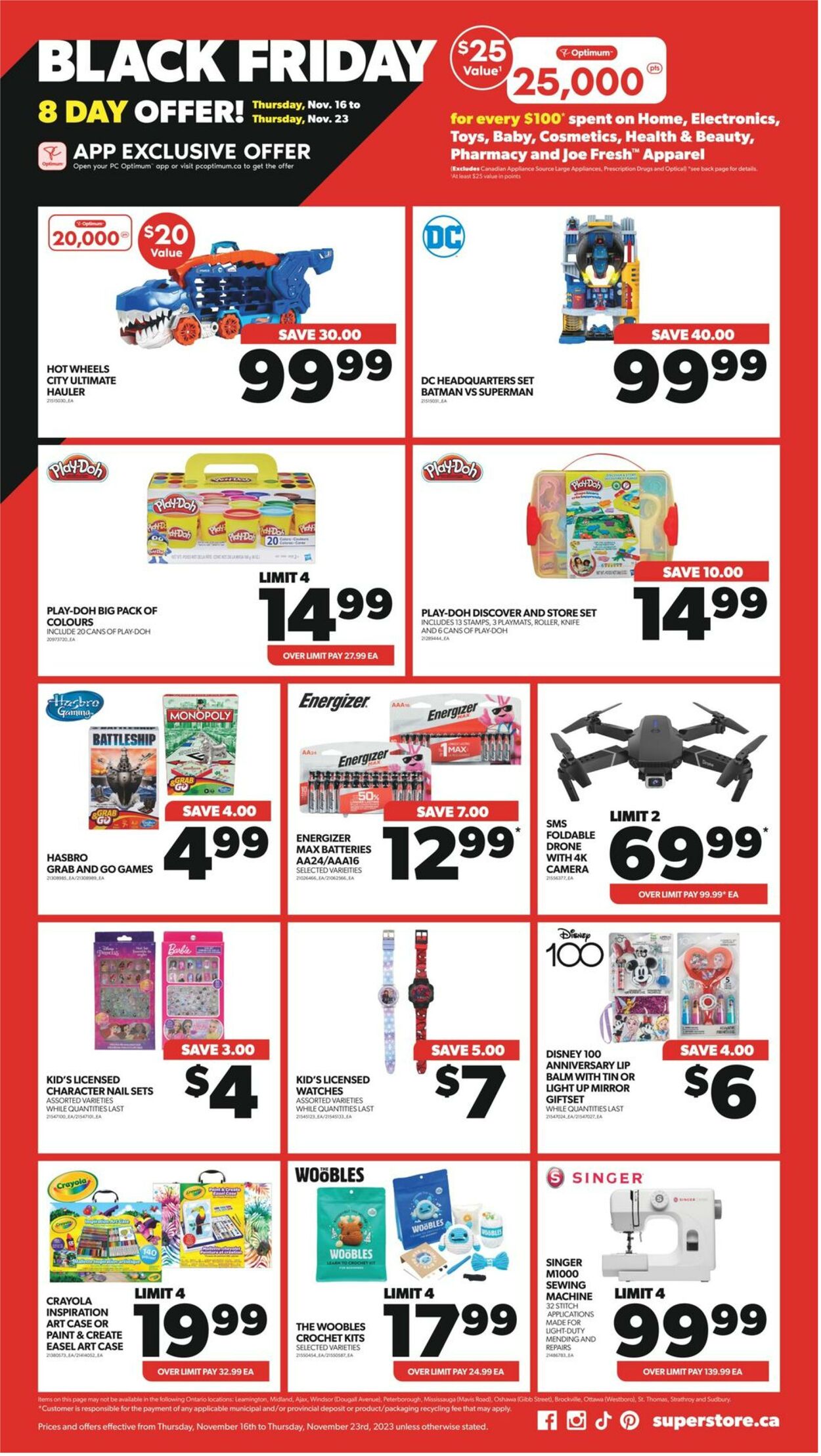 Flyer Real Canadian Superstore 16.11.2023 - 22.11.2023