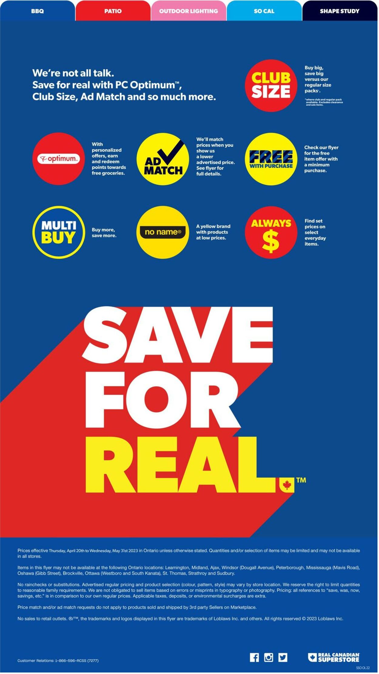 Flyer Real Canadian Superstore 20.04.2023 - 31.05.2023
