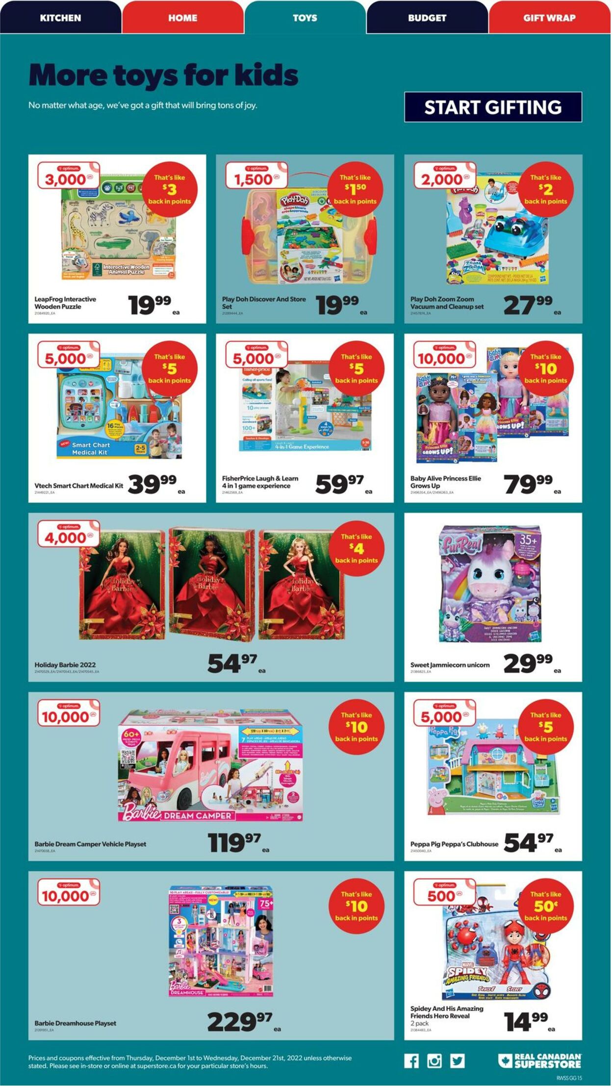 Flyer Real Canadian Superstore 01.12.2022 - 21.12.2022