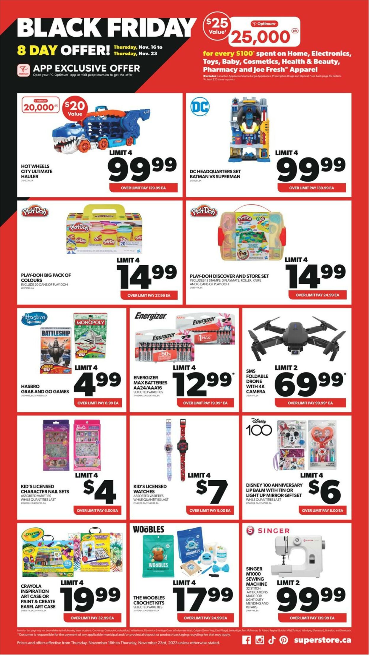 Flyer Real Canadian Superstore 16.11.2023 - 22.11.2023