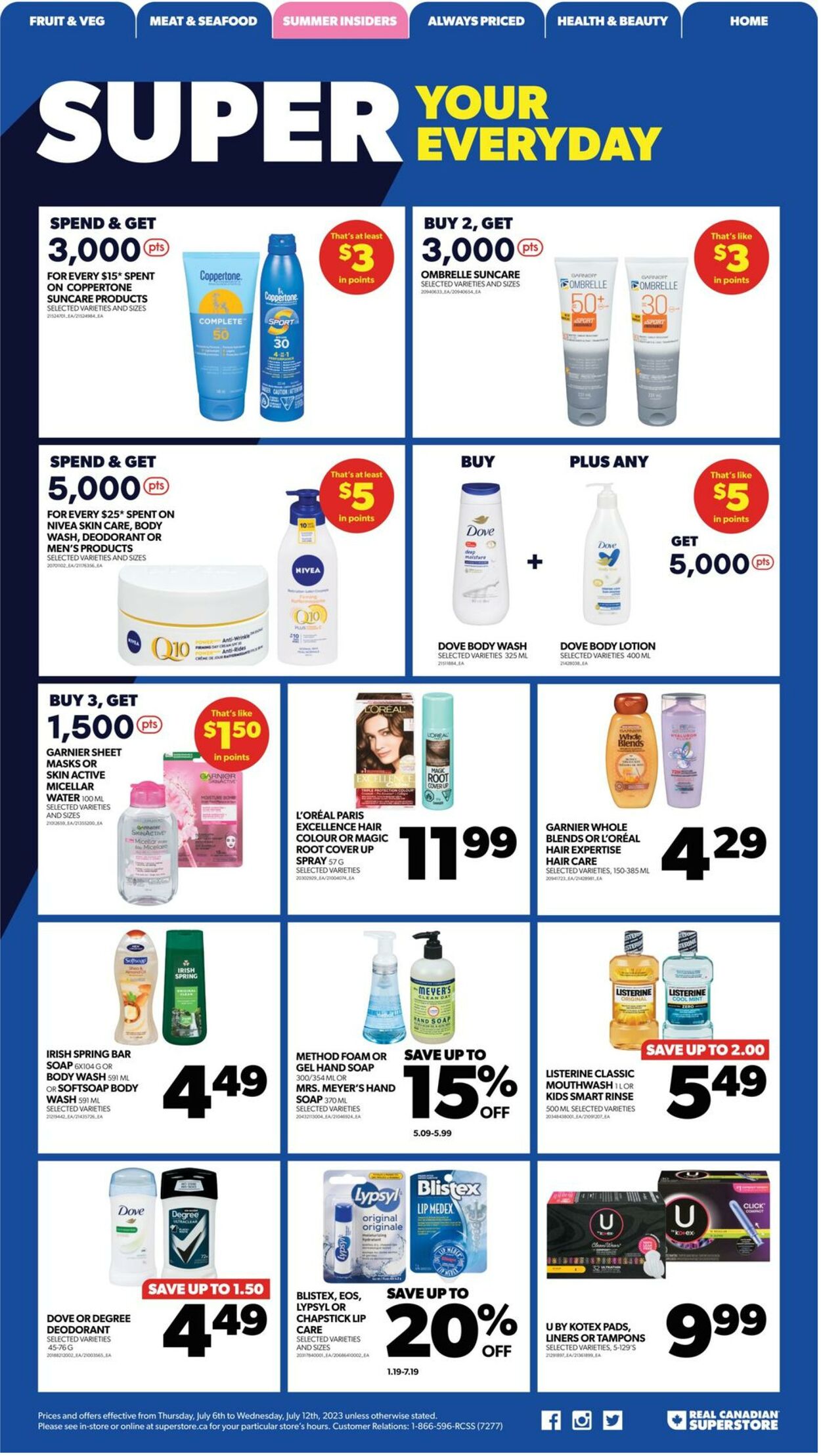 Flyer Real Canadian Superstore 06.07.2023 - 12.07.2023