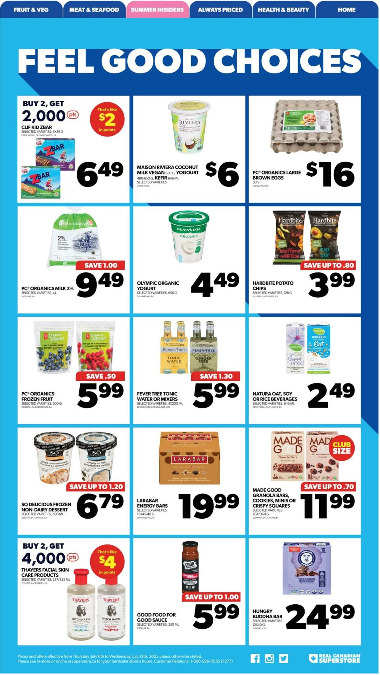 Flyer Real Canadian Superstore 06.07.2023 - 12.07.2023