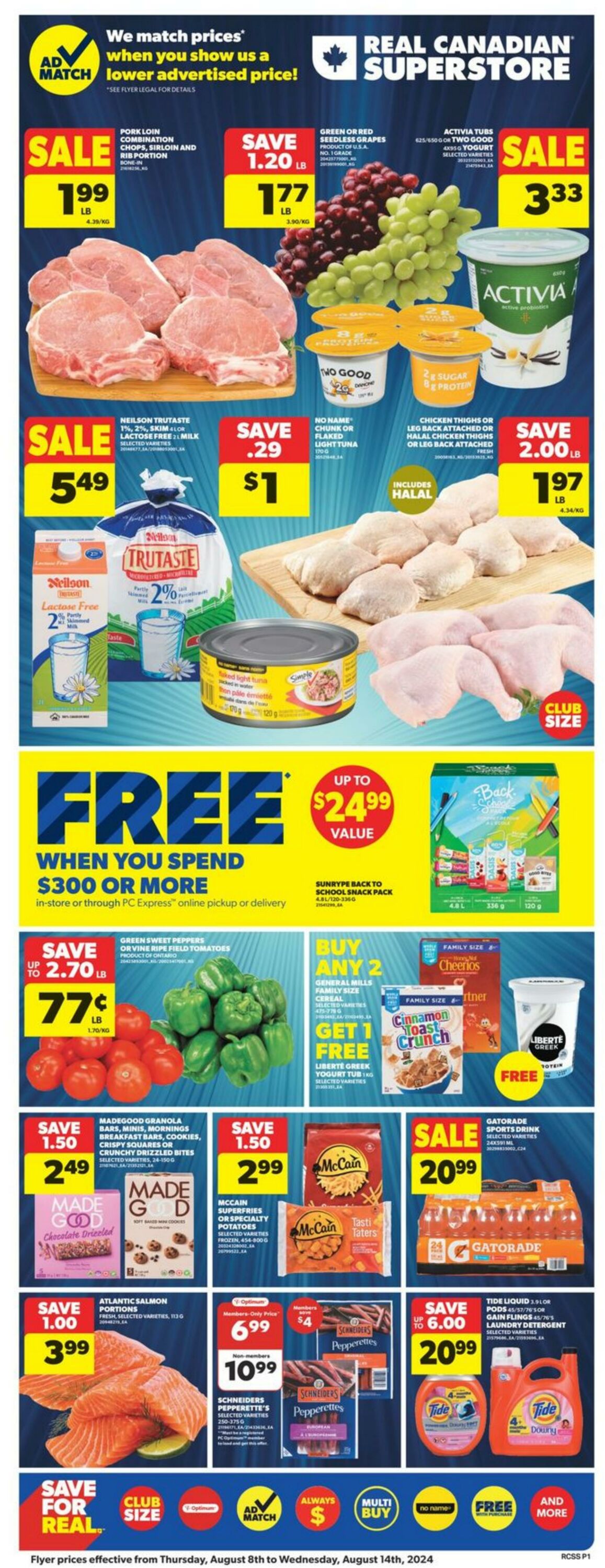 Flyer Real Canadian Superstore 08.08.2024 - 14.08.2024