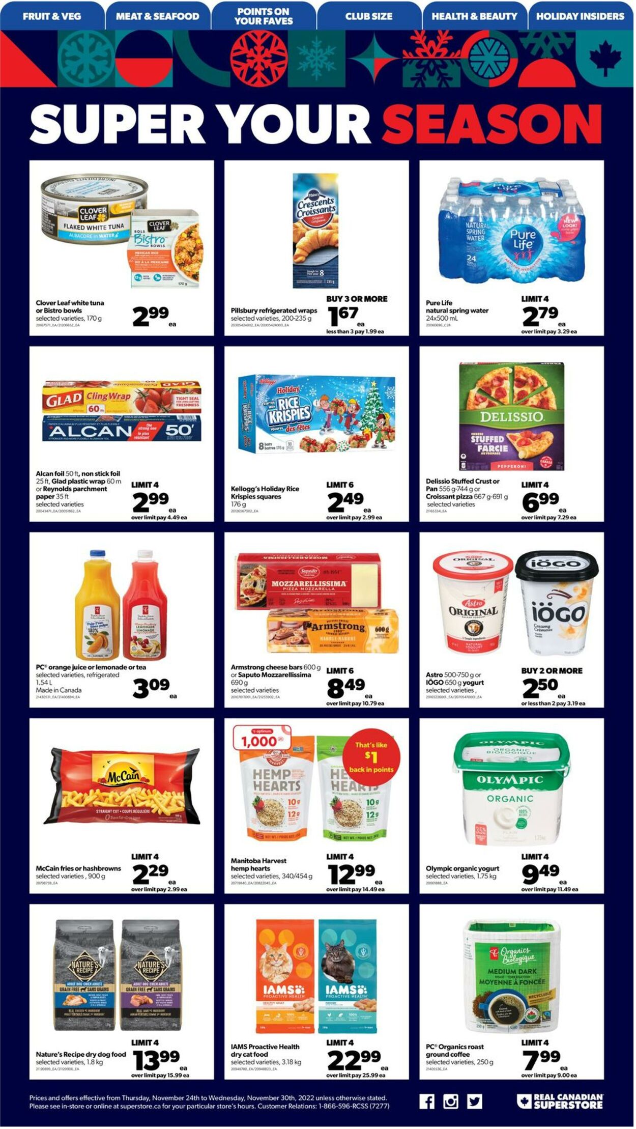 Flyer Real Canadian Superstore 24.11.2022 - 30.11.2022