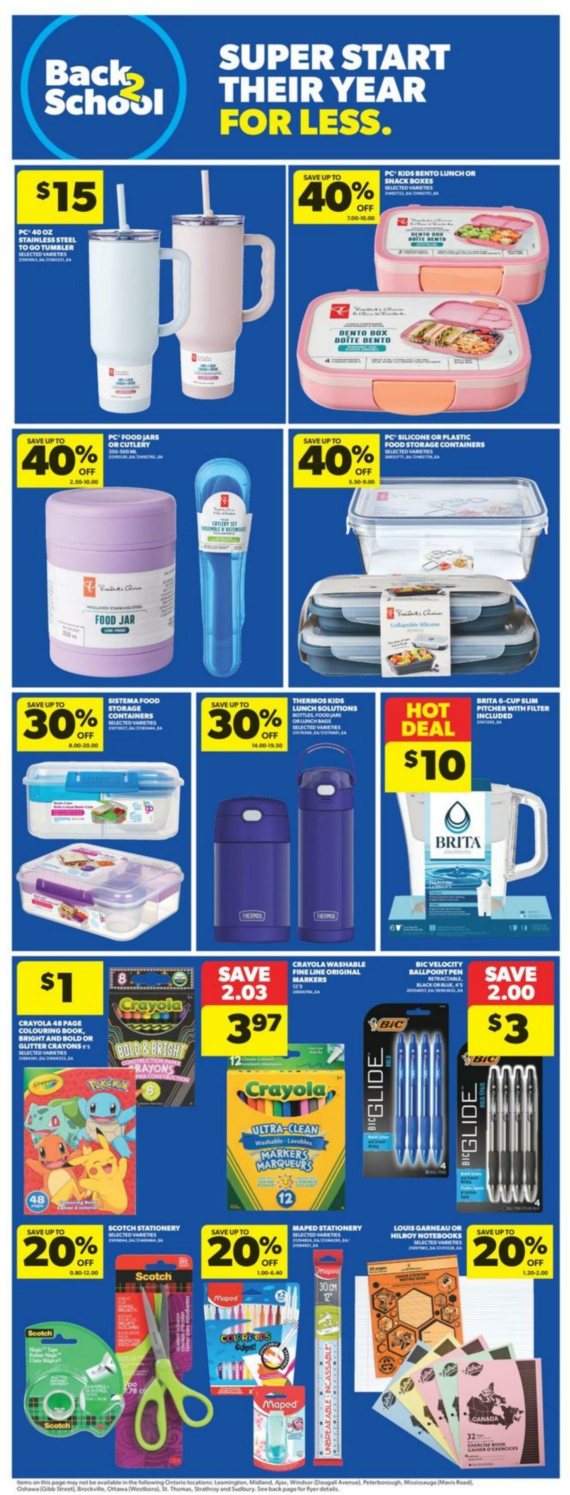 Flyer Real Canadian Superstore 01.08.2024 - 07.08.2024