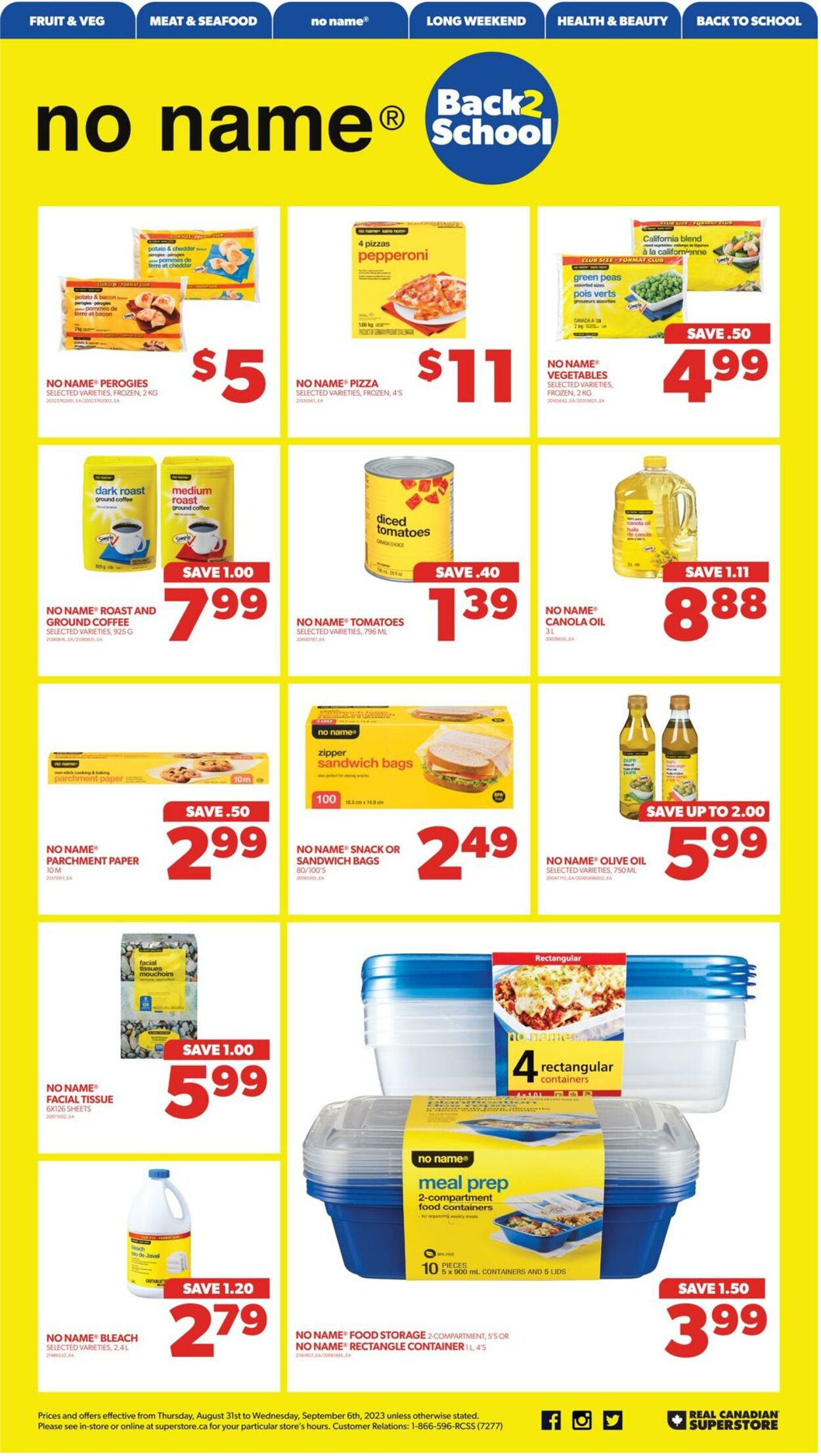 Flyer Real Canadian Superstore 31.08.2023 - 06.09.2023