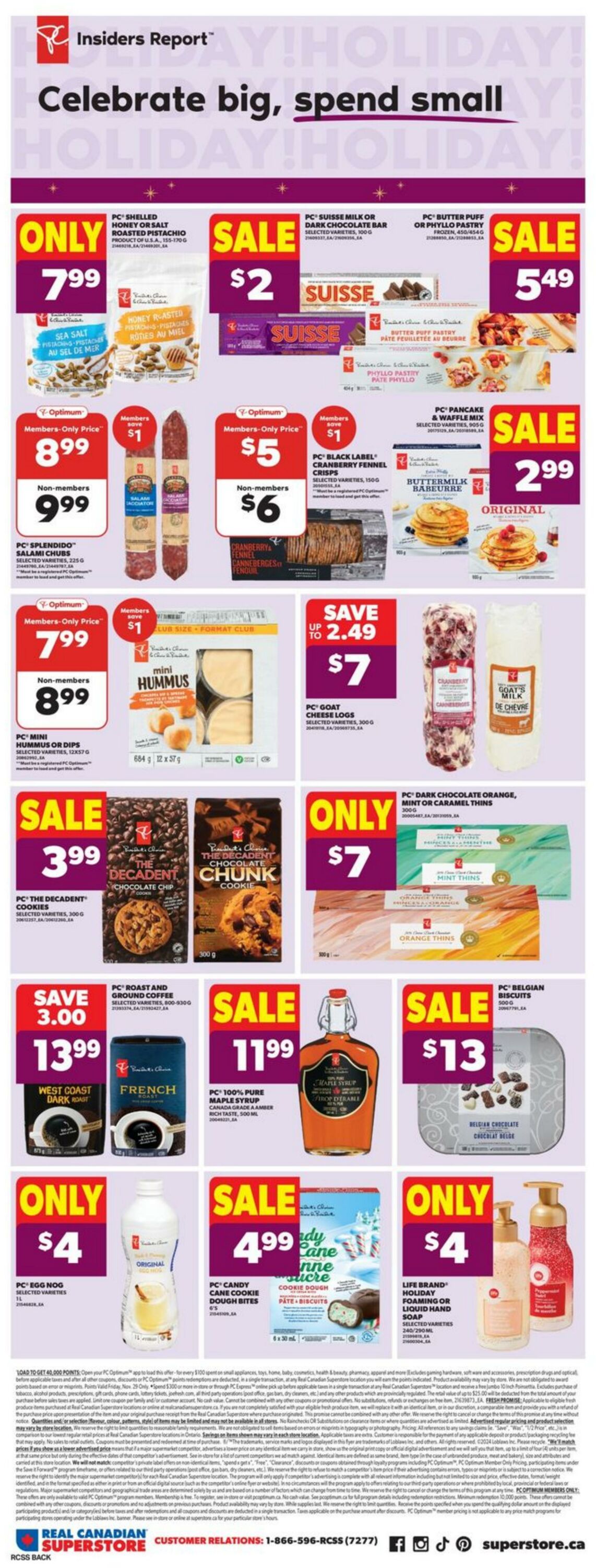 Flyer Real Canadian Superstore 28.11.2024 - 04.12.2024