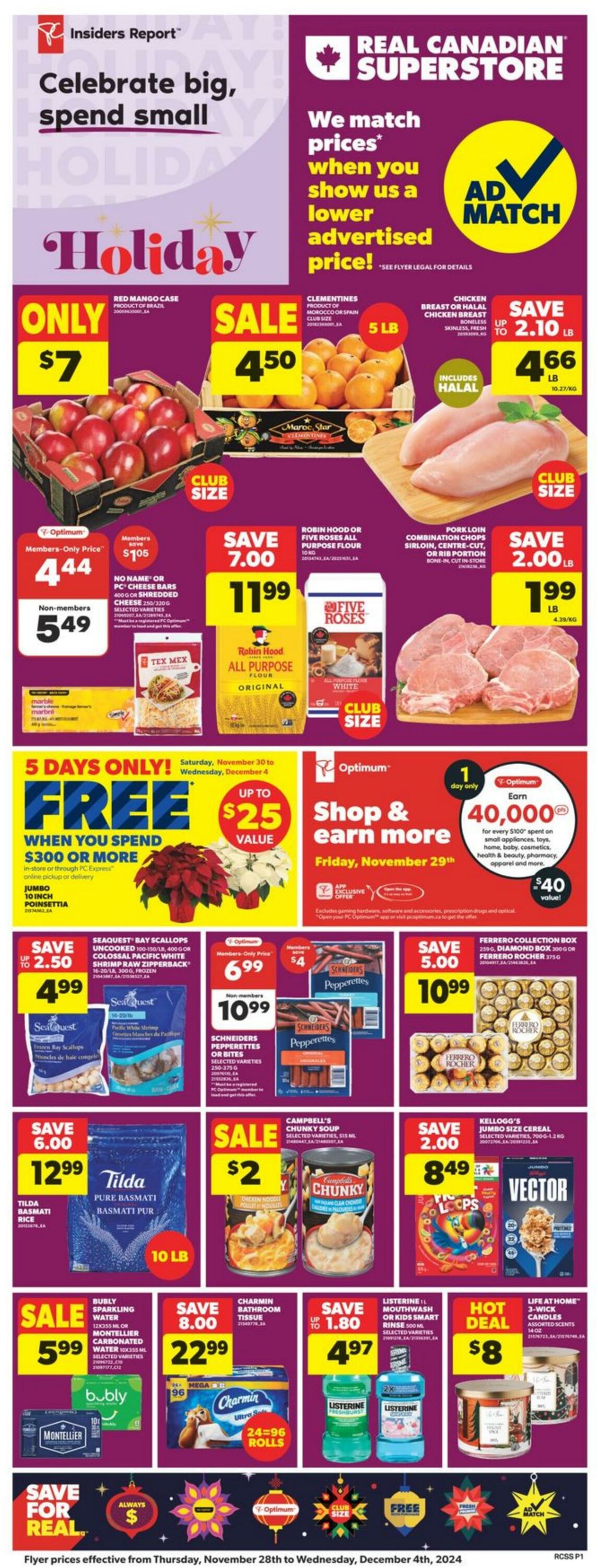 Flyer Real Canadian Superstore 28.11.2024 - 04.12.2024