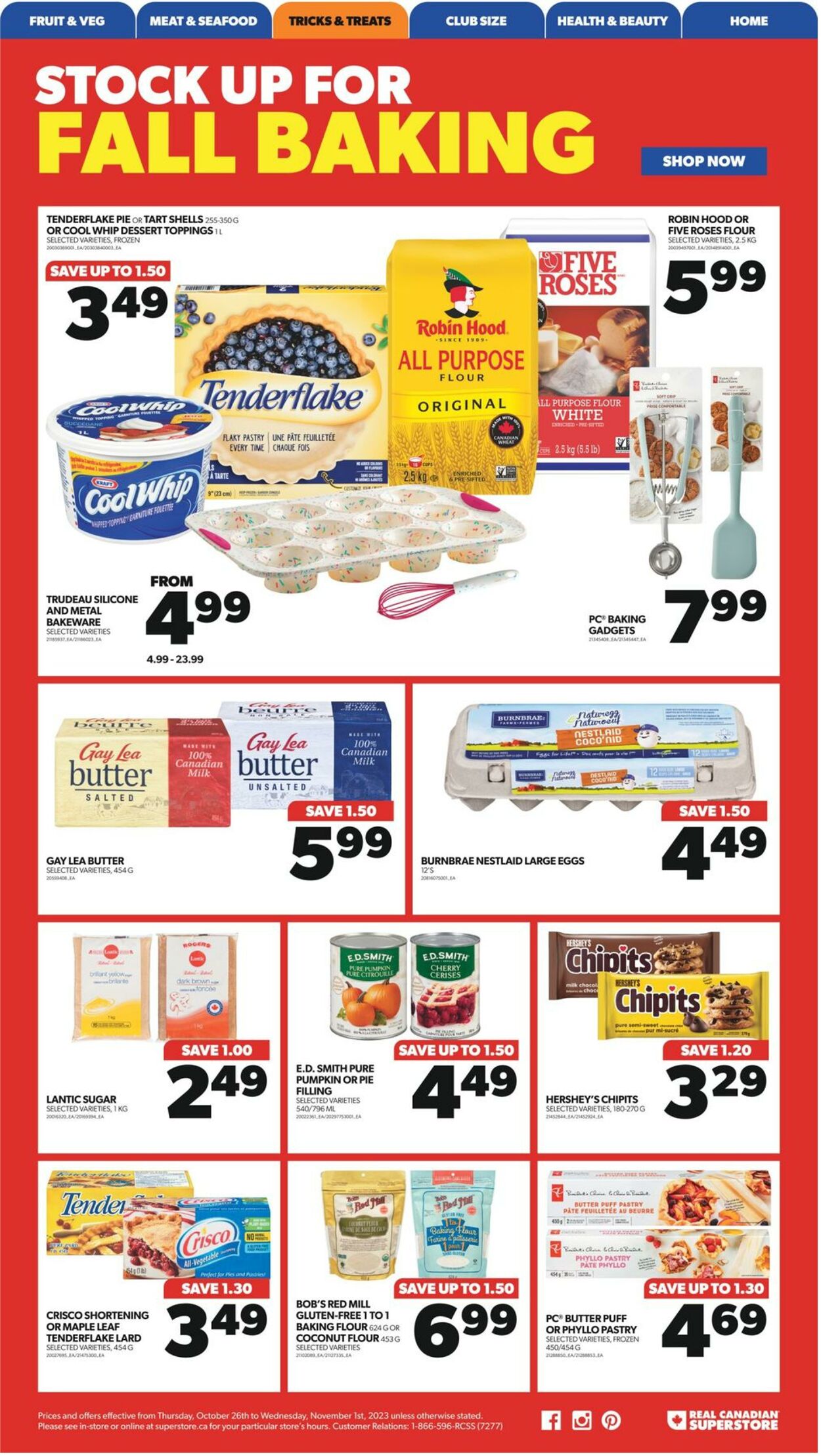 Flyer Real Canadian Superstore 26.10.2023 - 01.11.2023