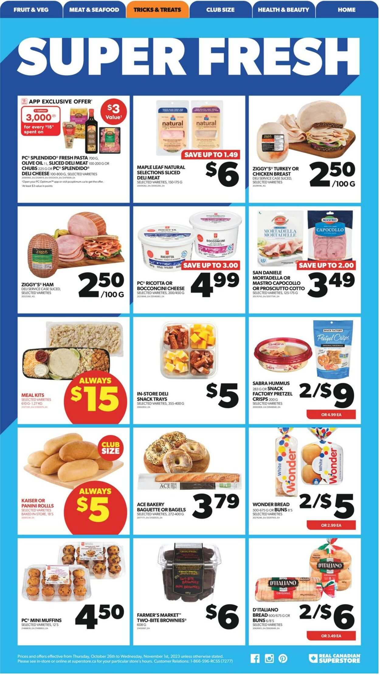 Flyer Real Canadian Superstore 26.10.2023 - 01.11.2023