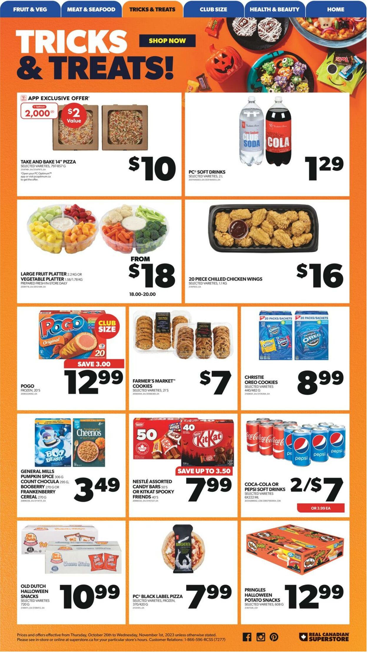 Flyer Real Canadian Superstore 26.10.2023 - 01.11.2023